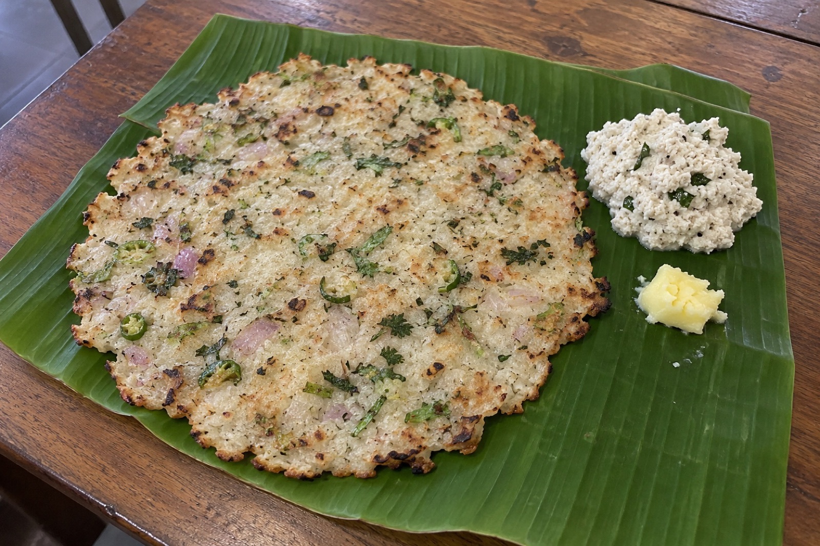 Akki Rotti — vegetarian Jog Falls dish