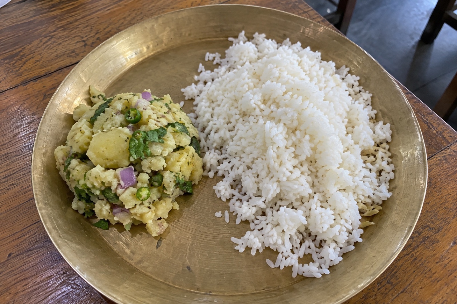 Aloo Pitika — vegetarian Guwahati dish