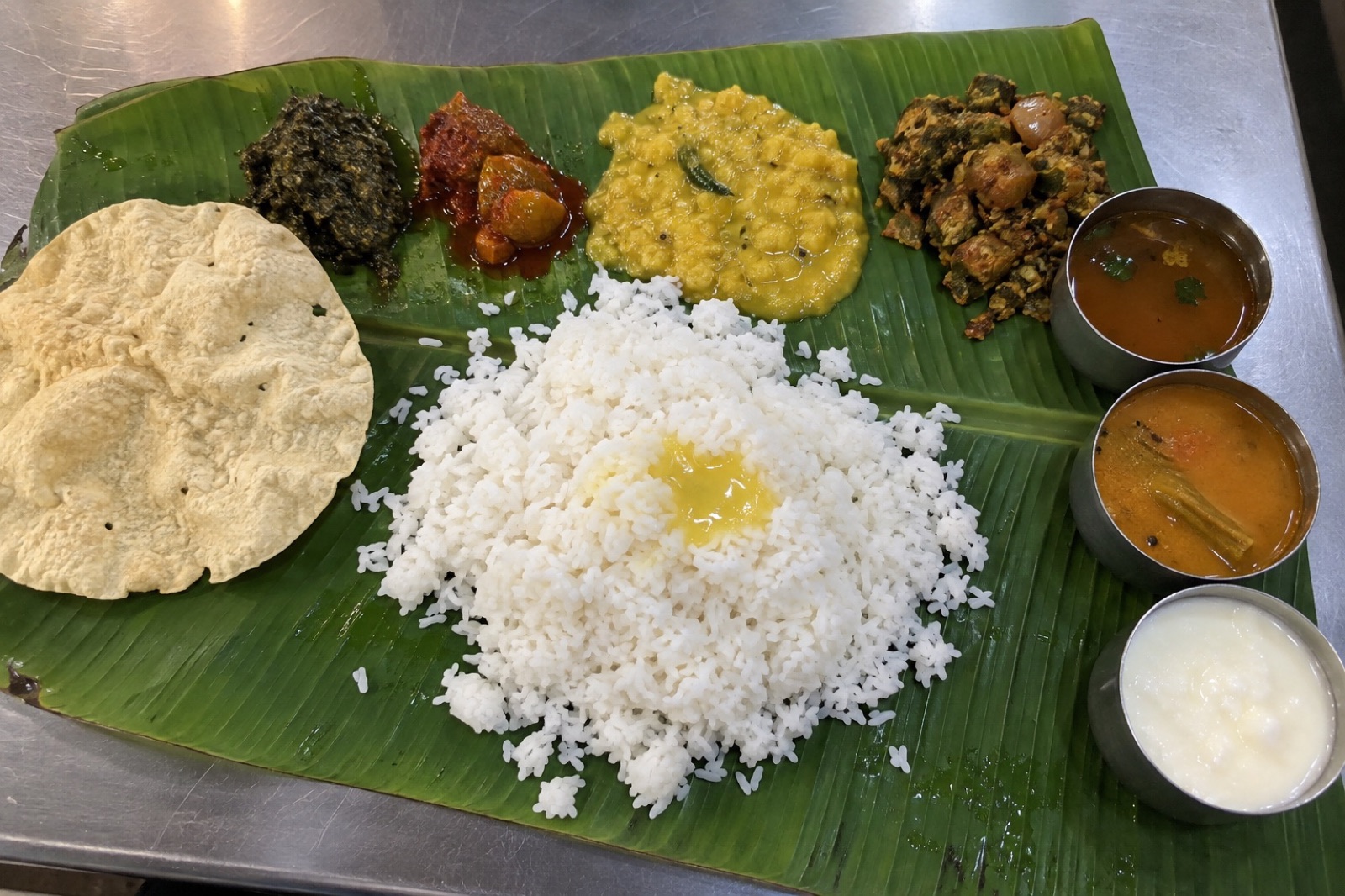 Andhra Meals — vegetarian Araku Valley dish