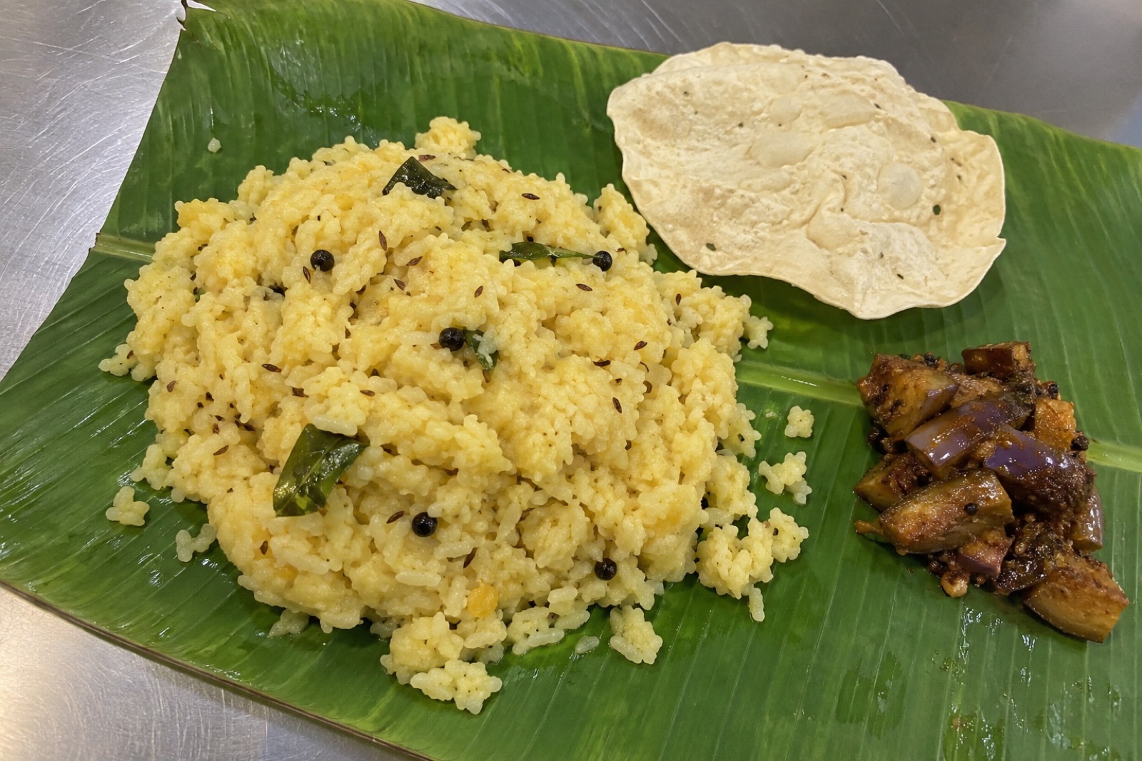 Arisi Paruppu Sadam — vegetarian Coimbatore dish