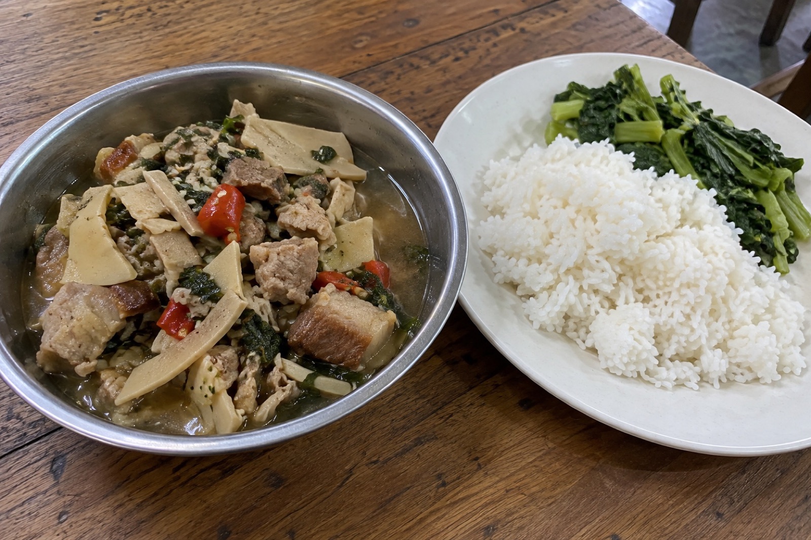 Bamboo Shoot Curry — vegetarian Ziro dish