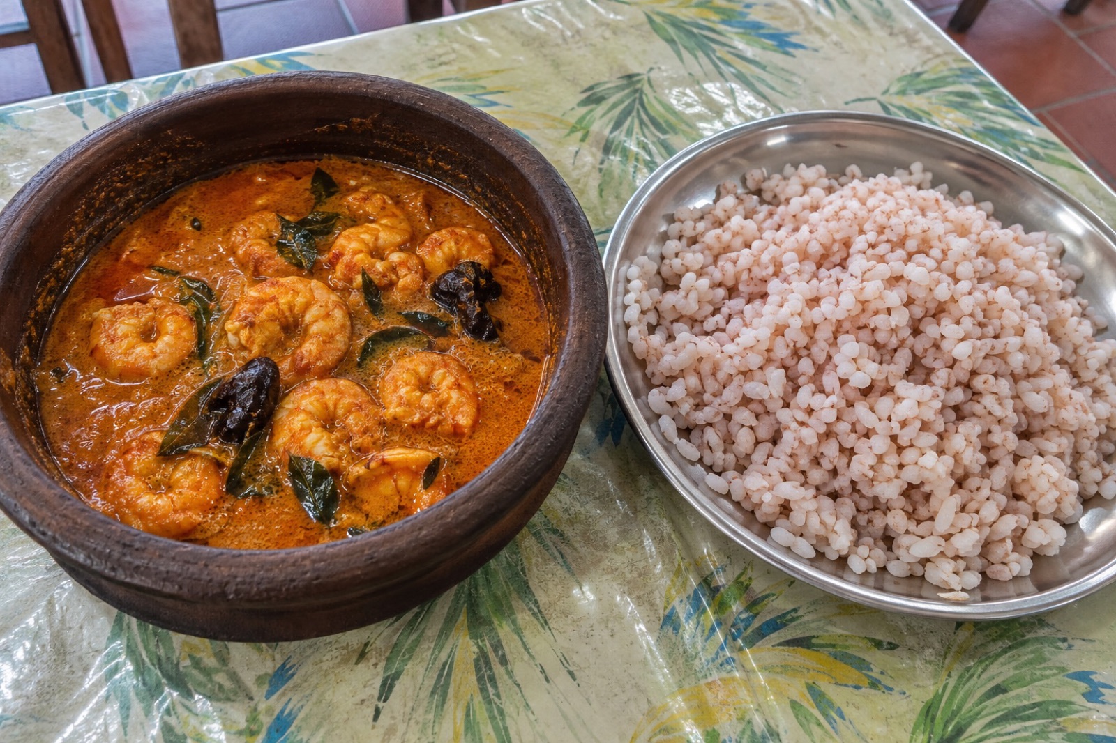 Chemmeen (Prawn) Curry — non-vegetarian Varkala dish