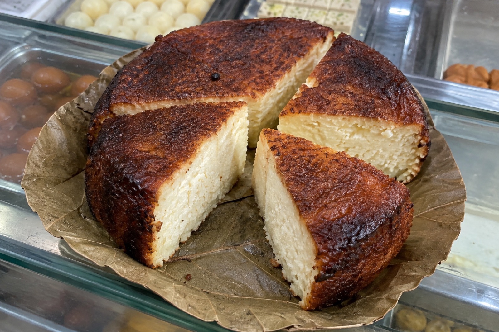 Chhena Poda — vegetarian Puri dish