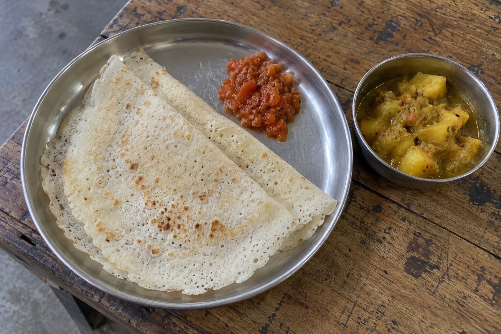 Chilka Roti — vegetarian Ranchi dish