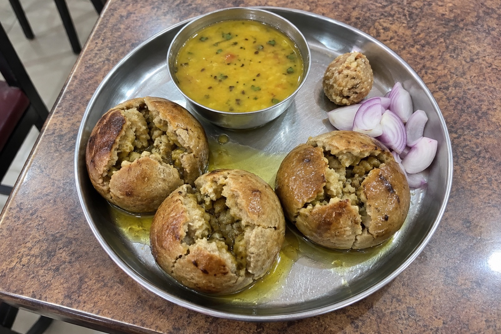 Dal Bafla — vegetarian Khajuraho dish