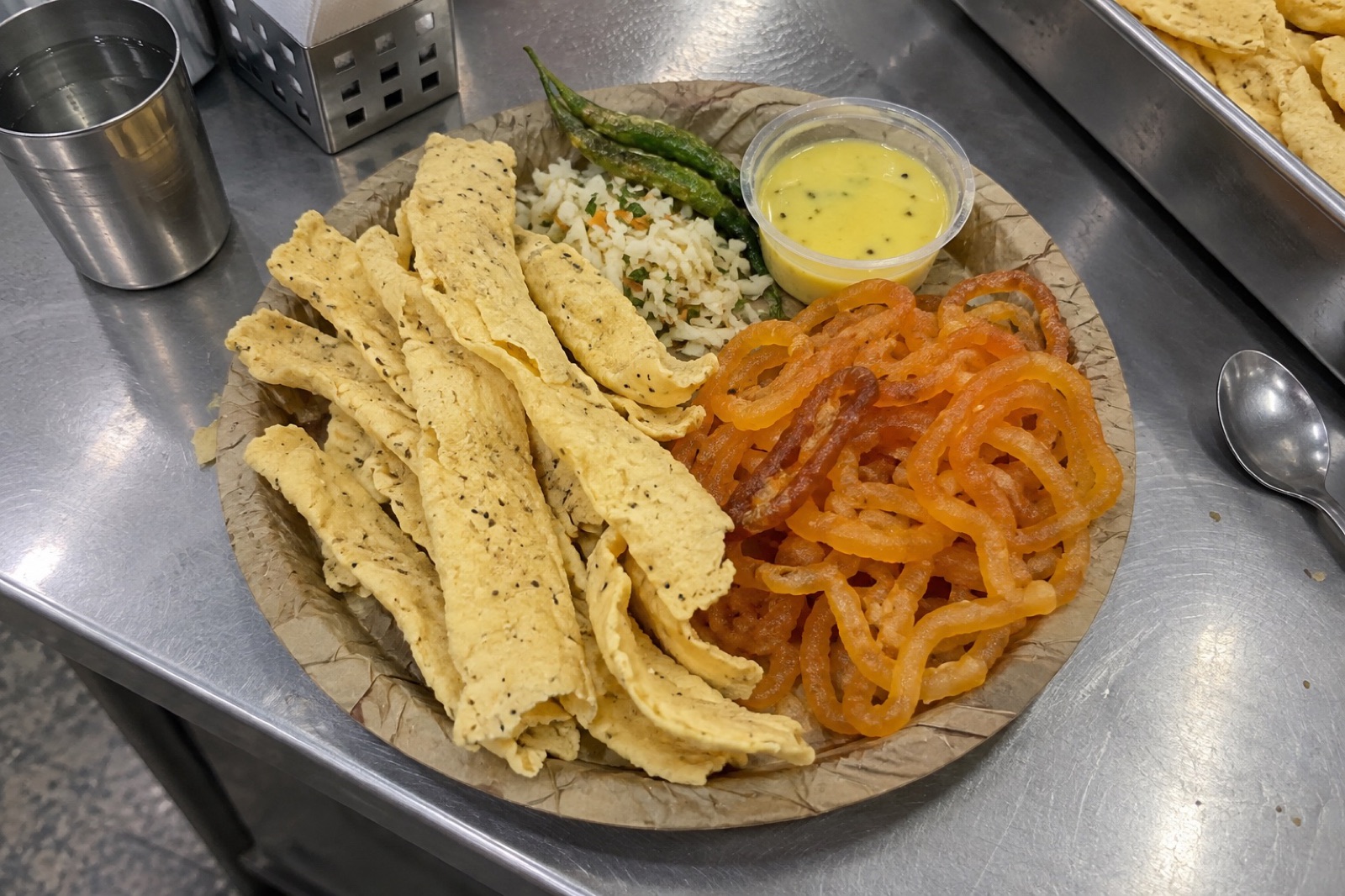 Fafda Jalebi — vegetarian Dwarka dish