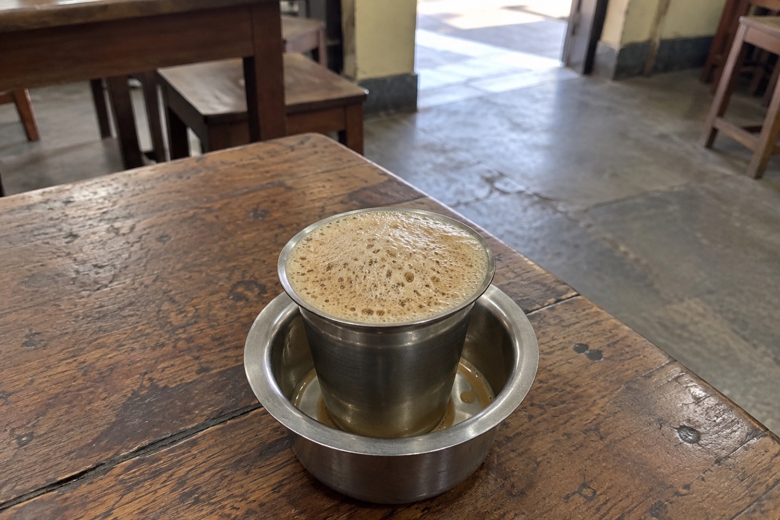 Filter Coffee — vegetarian Pondicherry dish