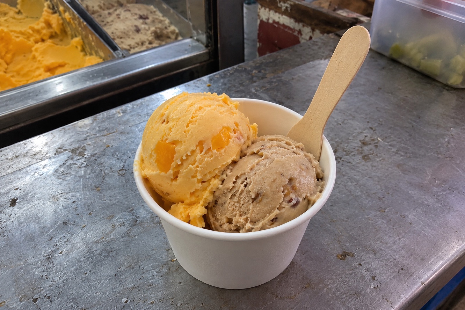 Fresh Fruit Ice Cream — vegetarian Matheran dish