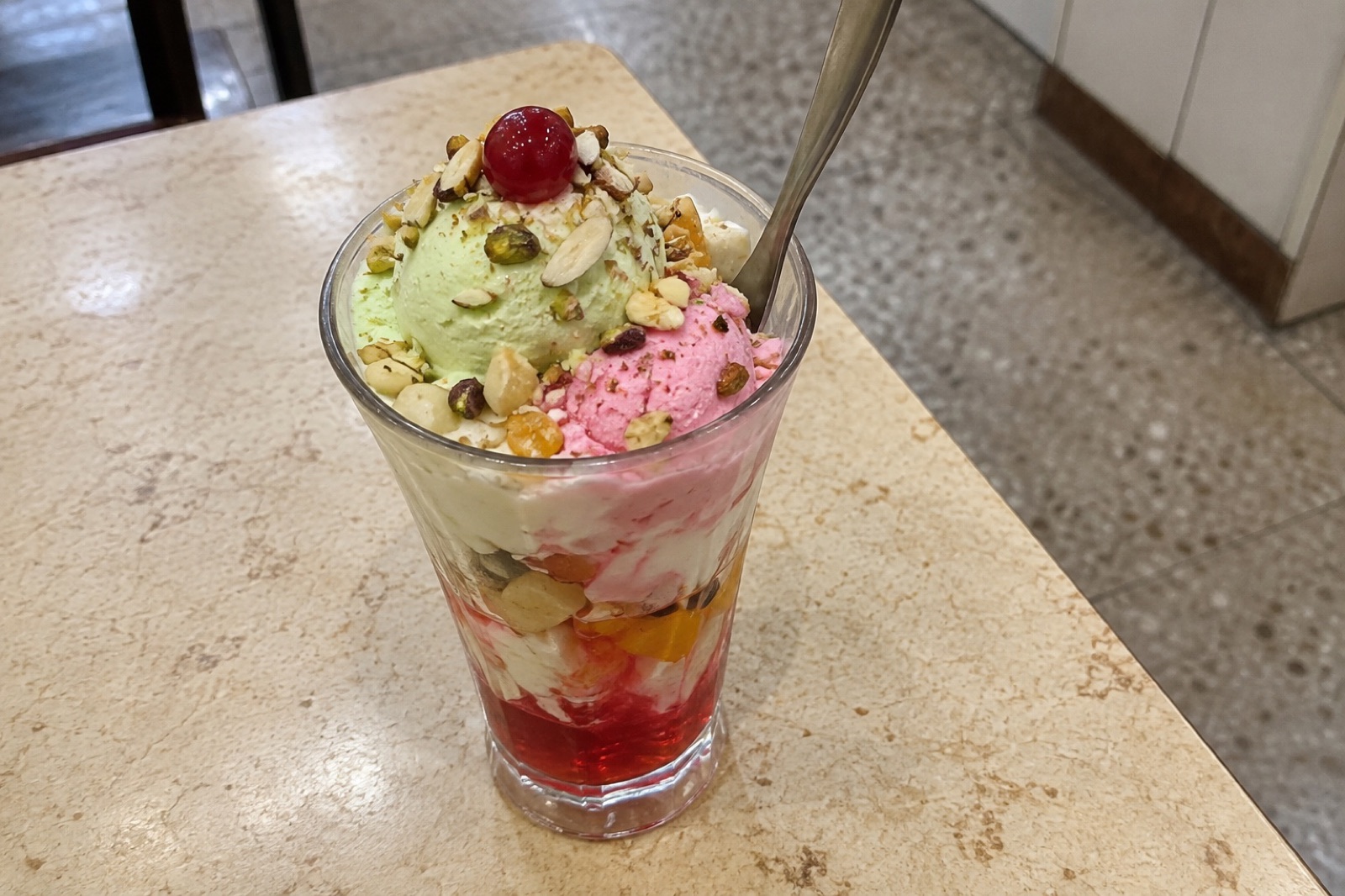 Gadbad Ice Cream — vegetarian Udupi dish