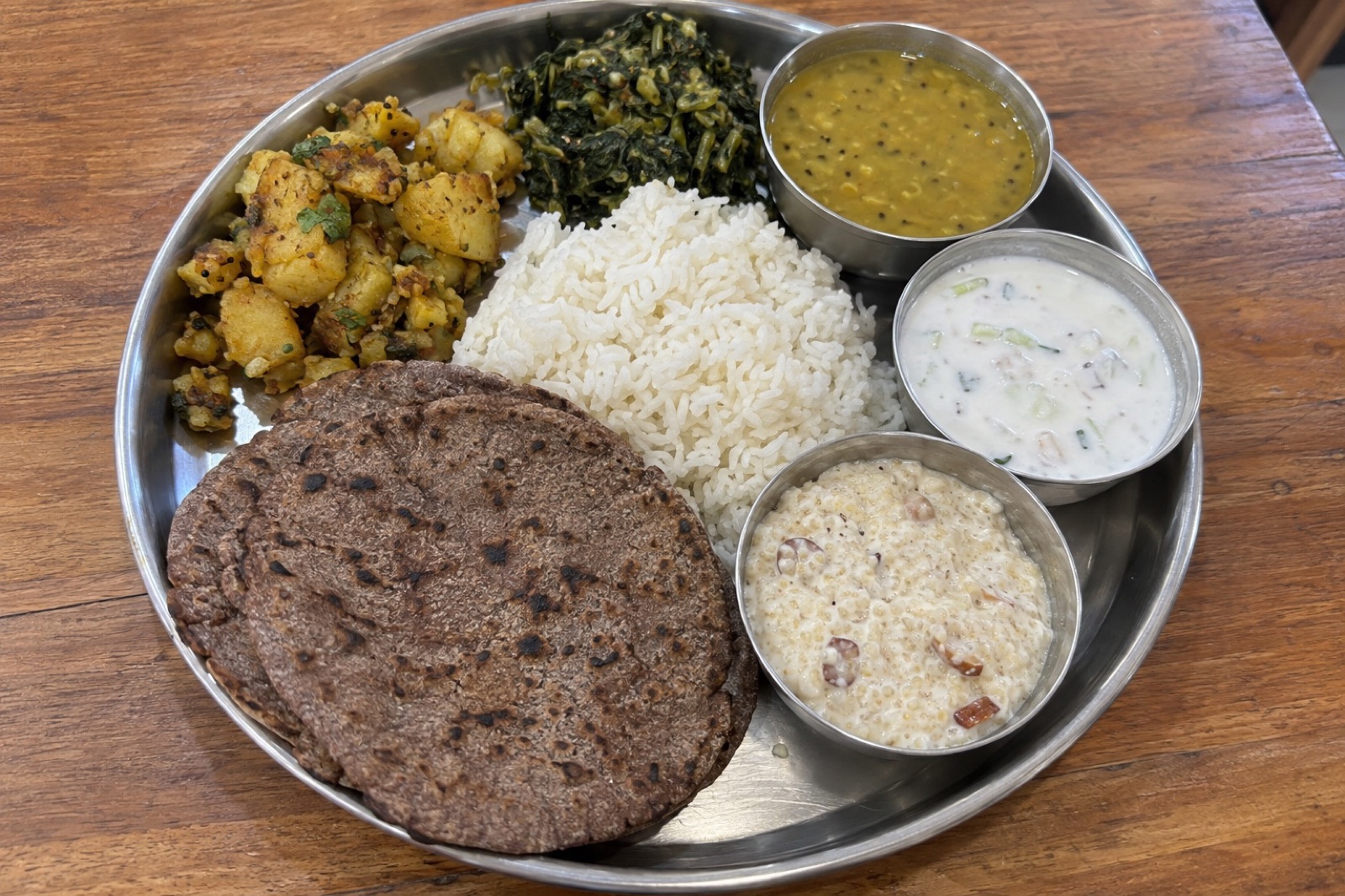 Garhwali Thali — vegetarian Dehradun dish