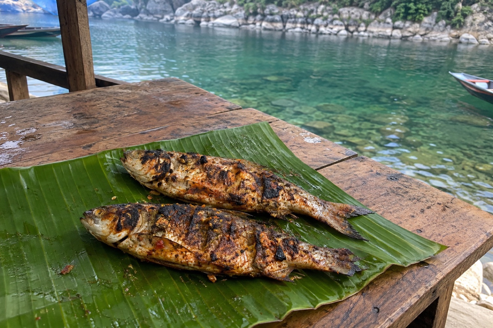 Grilled River Fish — non-vegetarian Dawki dish