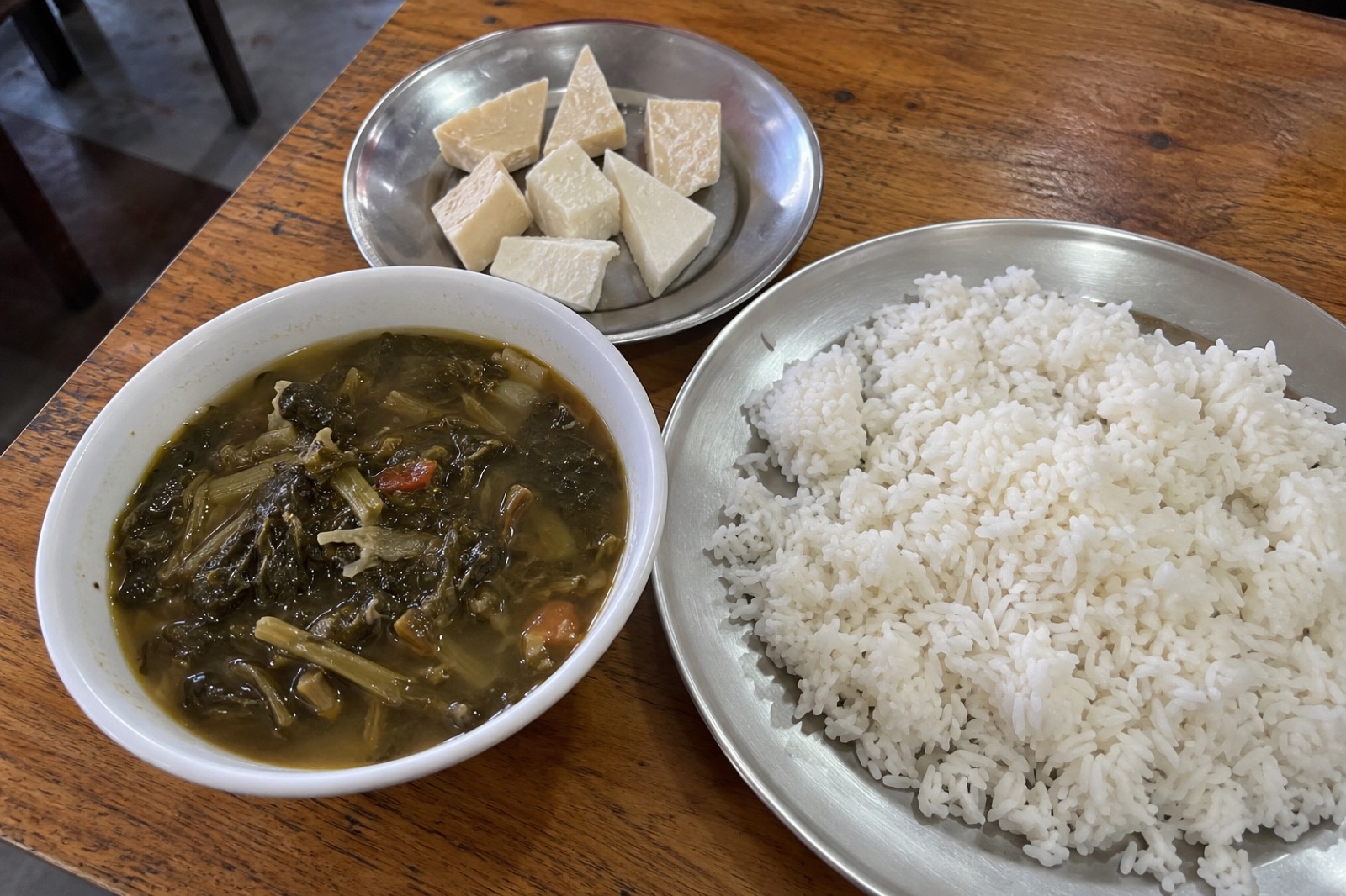 Gundruk & Churpi — vegetarian Kalimpong dish