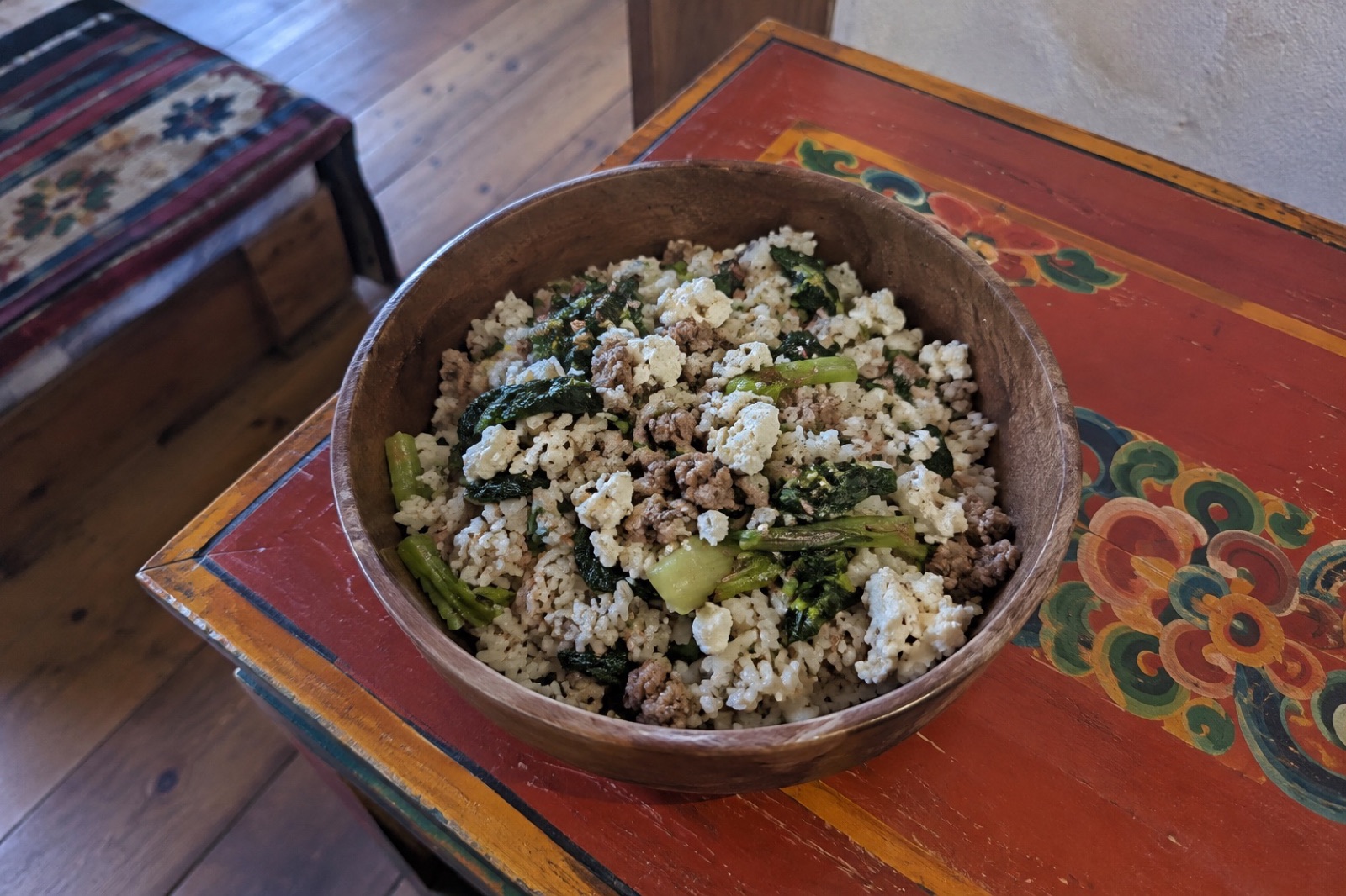Gyapa Khazi — non-vegetarian Tawang dish