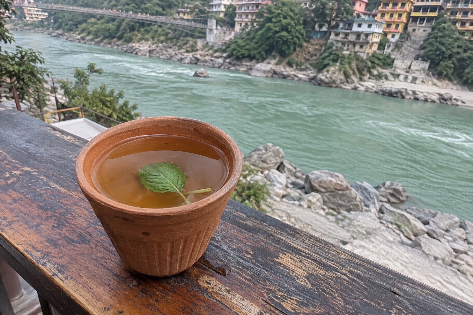 Himalayan Herbal Chai — vegetarian Rishikesh dish