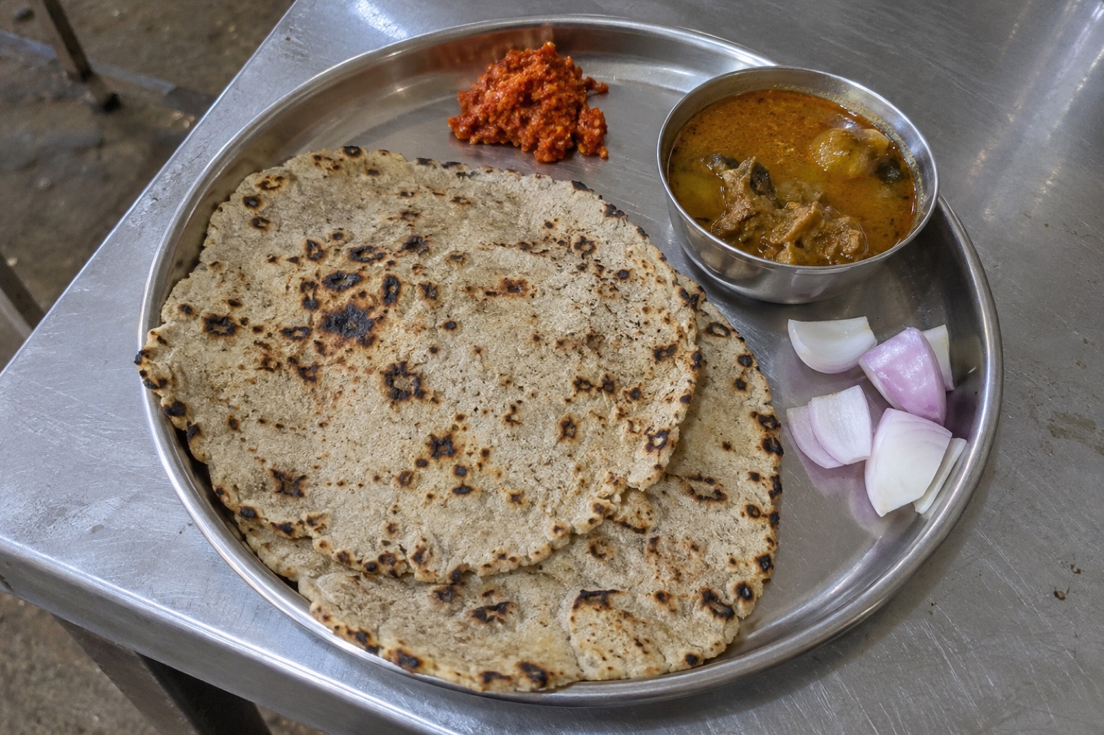 Jonna Rotte — vegetarian Warangal dish