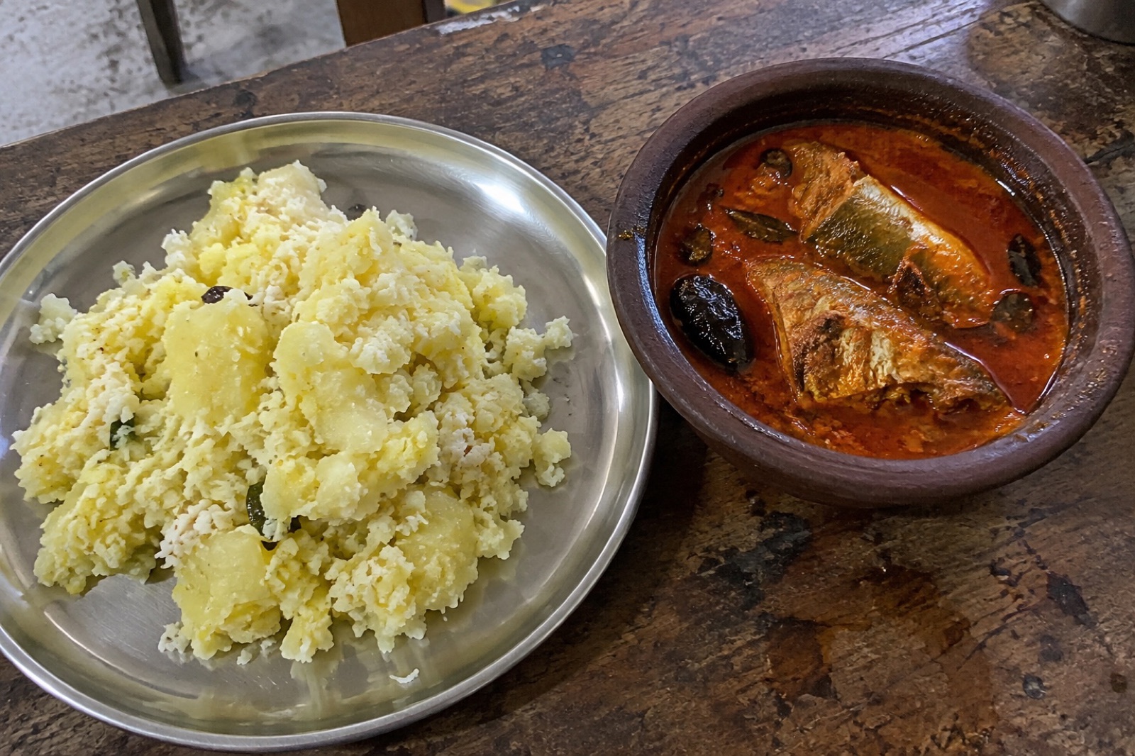 Kappa & Meen Curry — non-vegetarian Alleppey (Alappuzha) dish