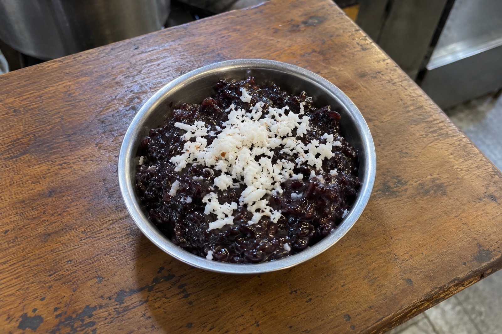Kavuni Arisi (Black Rice) — vegetarian Karaikudi dish