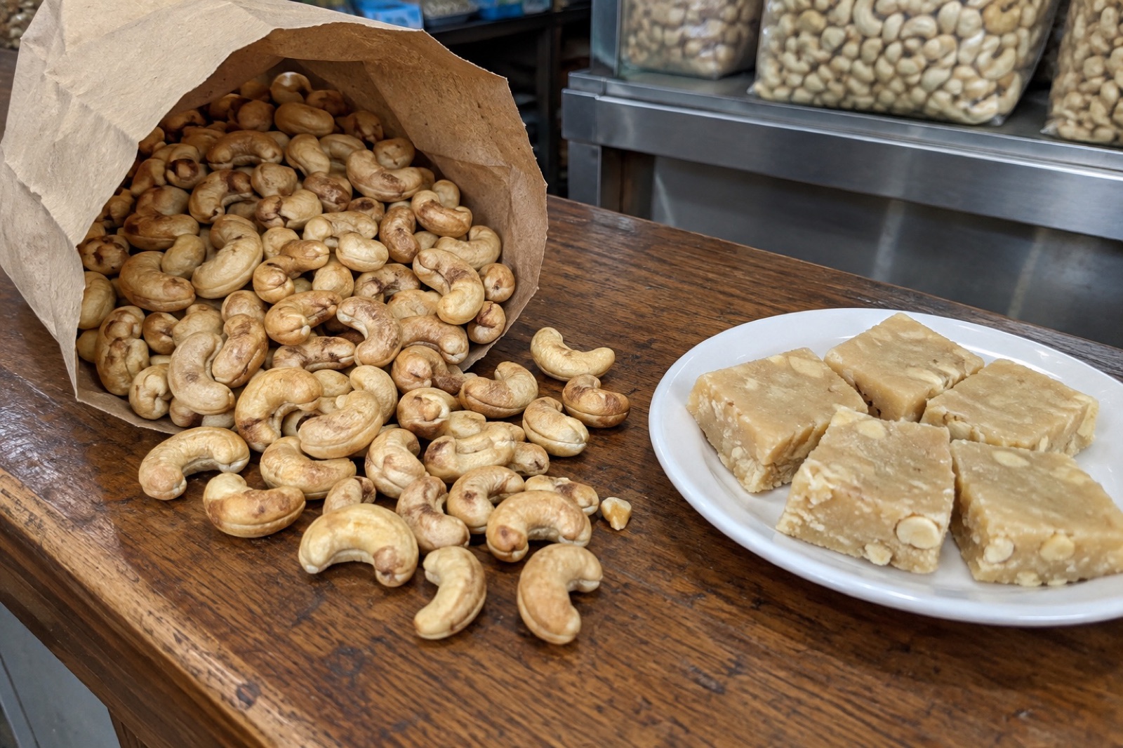 Kollam Cashew Treats — vegetarian Kollam dish
