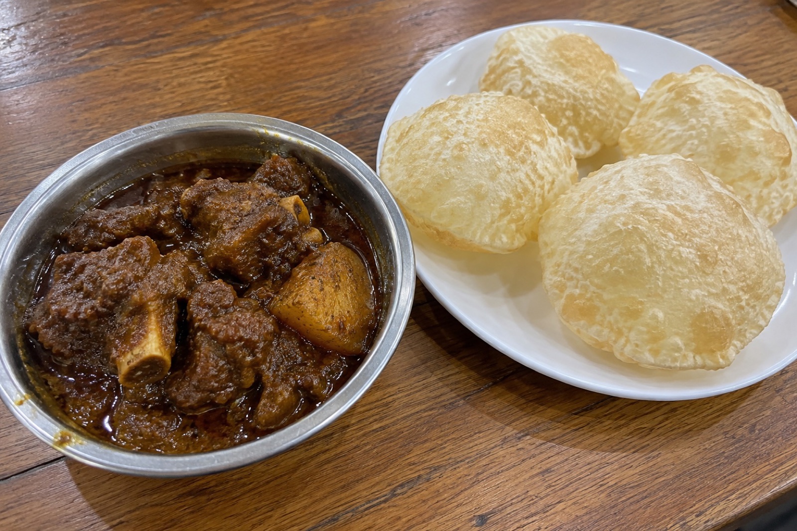 Kosha Mangsho — non-vegetarian Shantiniketan dish