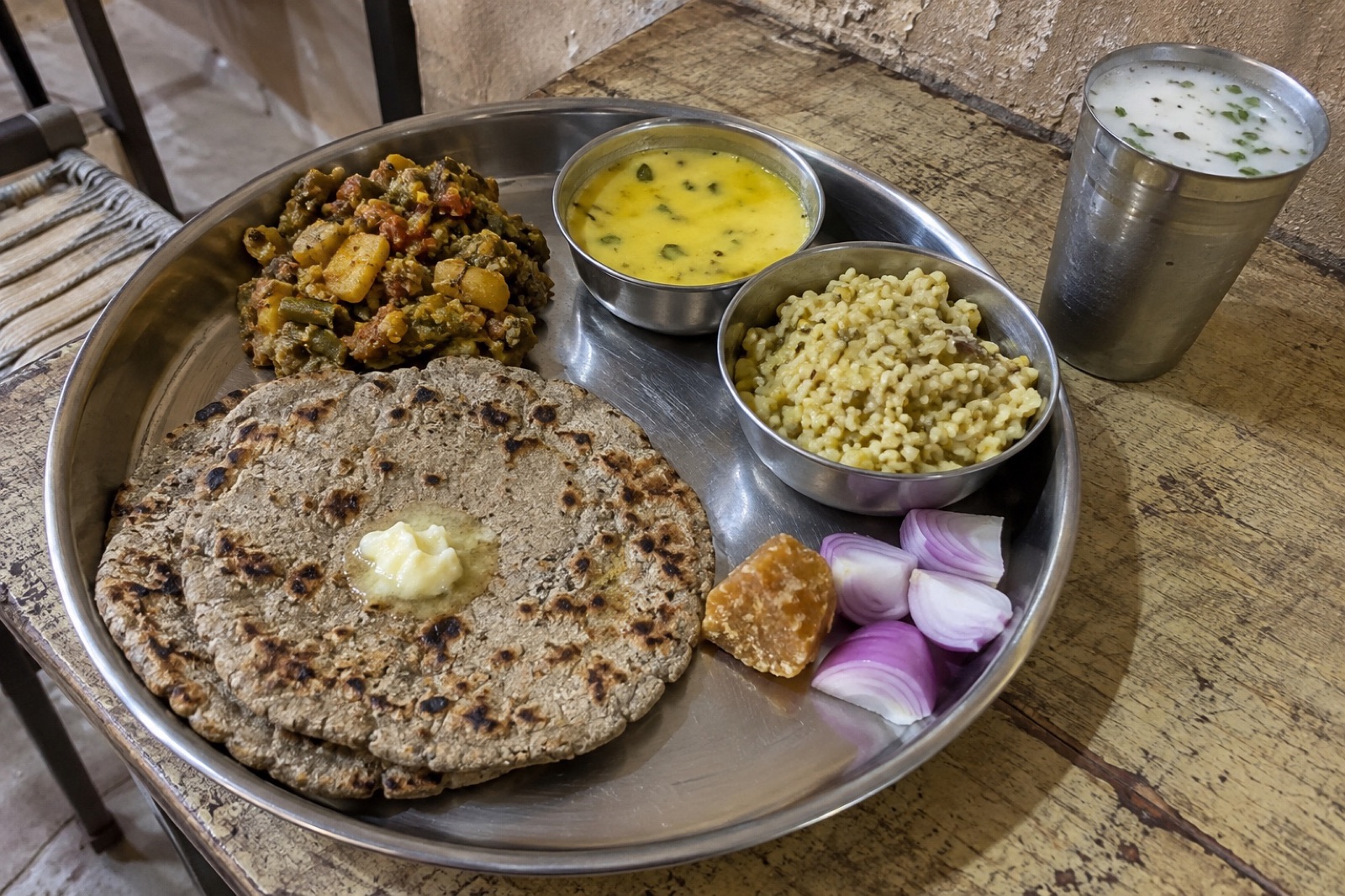 Kutchi Thali — vegetarian Bhuj dish