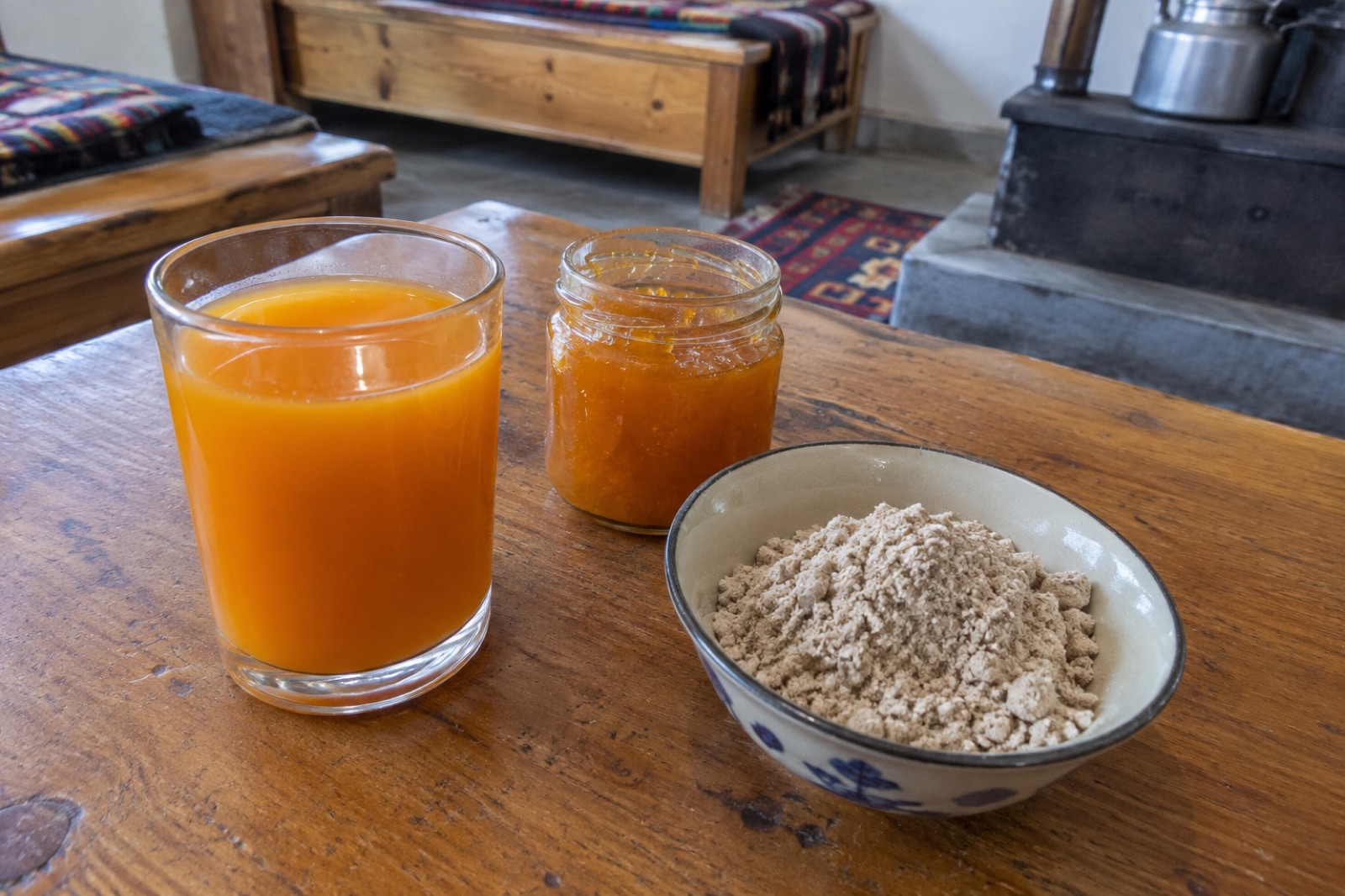 Local Barley & Sea-Buckthorn — vegetarian Spiti Valley dish