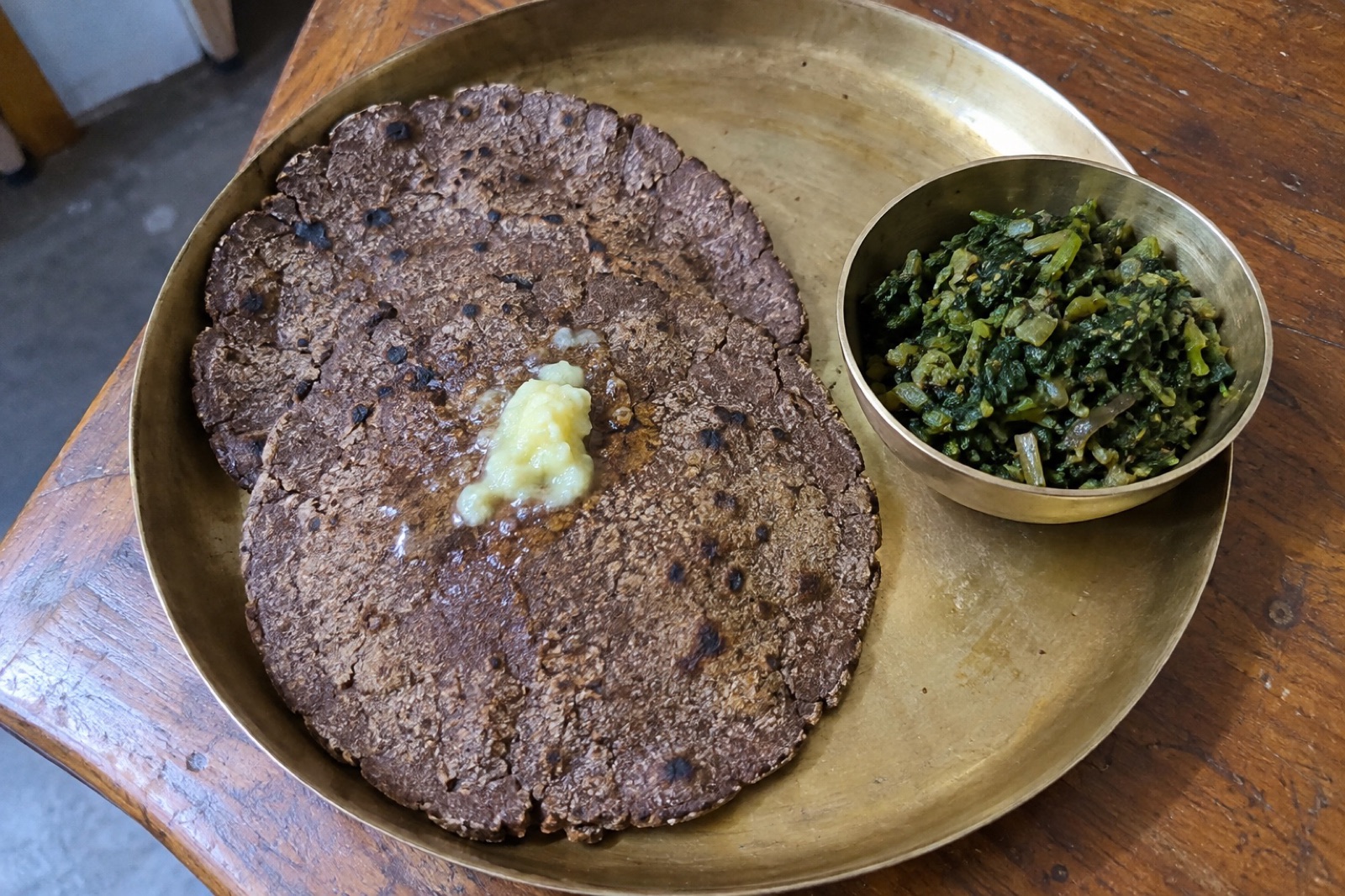Madua ki Roti — vegetarian Ranikhet dish