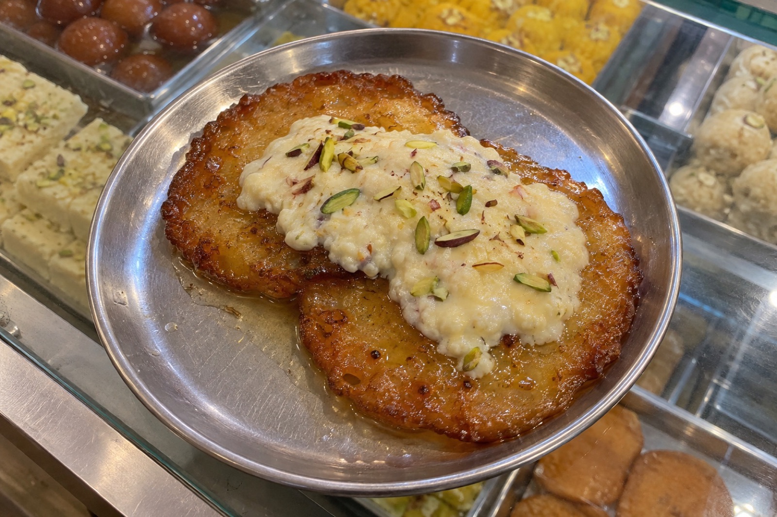 Malpua & Rabri — vegetarian Bundi dish