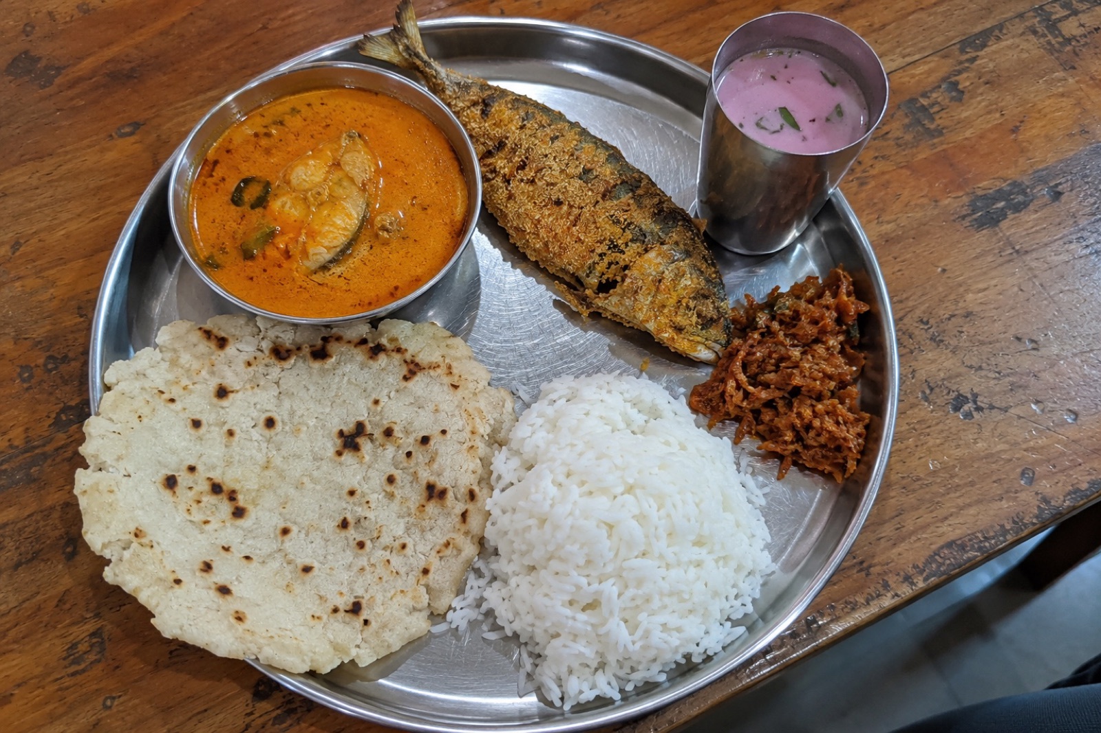 Malvani Seafood Thali — non-vegetarian Malvan dish