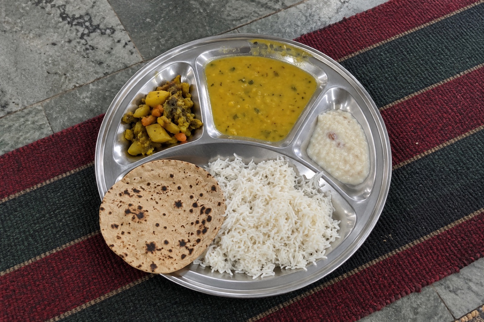 Manikaran Langar — vegetarian Kasol dish