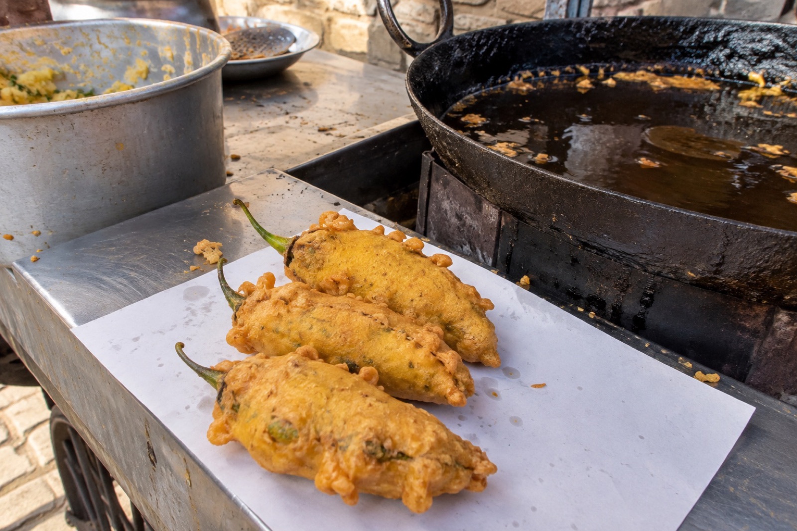 Mirchi Vada — vegetarian Jaisalmer dish