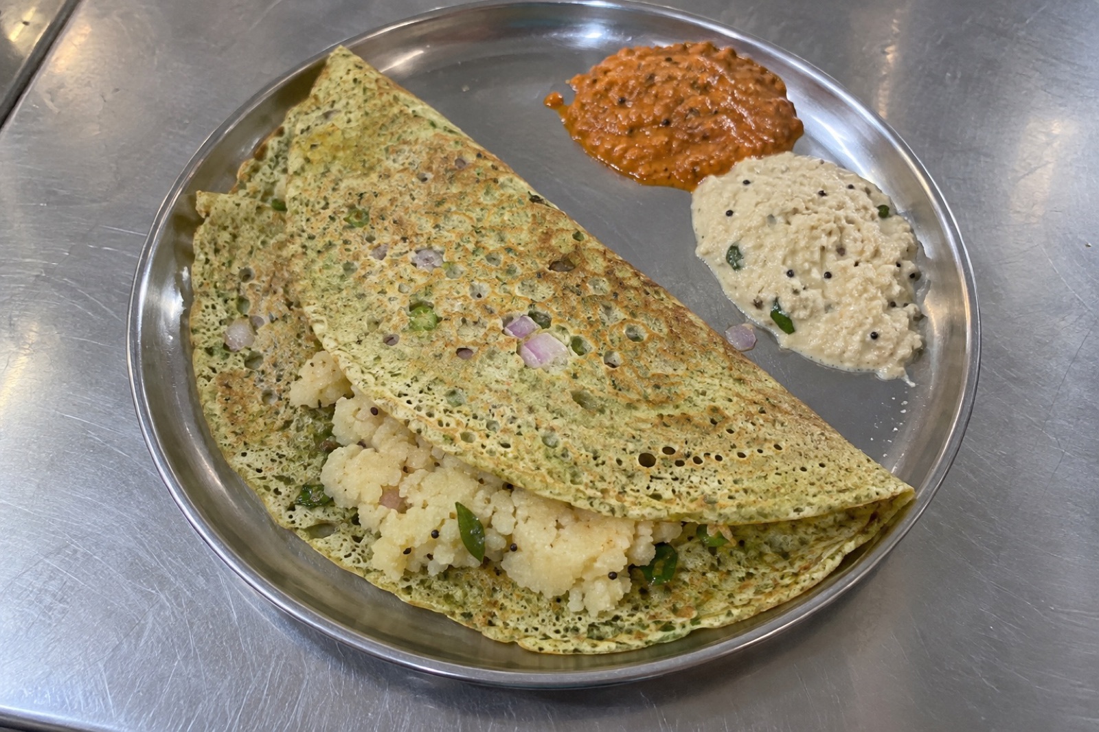 Pesarattu & Dosa — vegetarian Tirupati dish