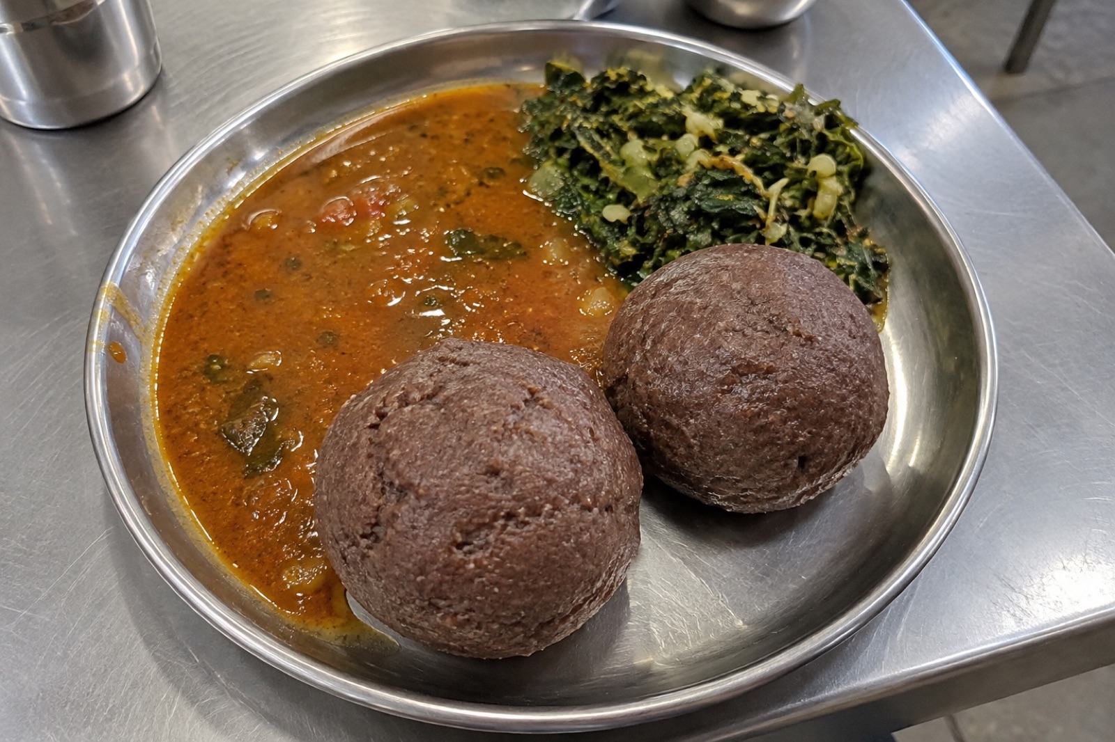 Ragi Mudde — vegetarian Belur dish