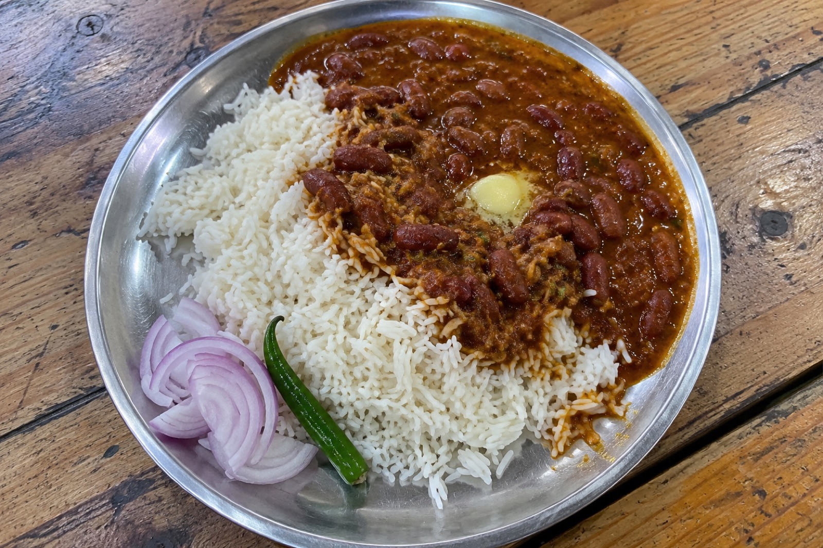 Rajma Chawal — vegetarian Dalhousie dish