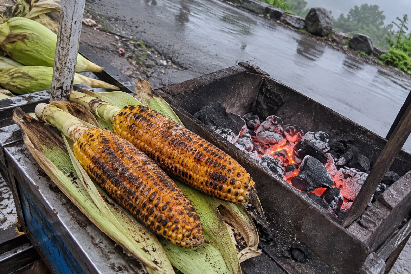 Roasted Bhutta & Corn — vegetarian Lonavala dish