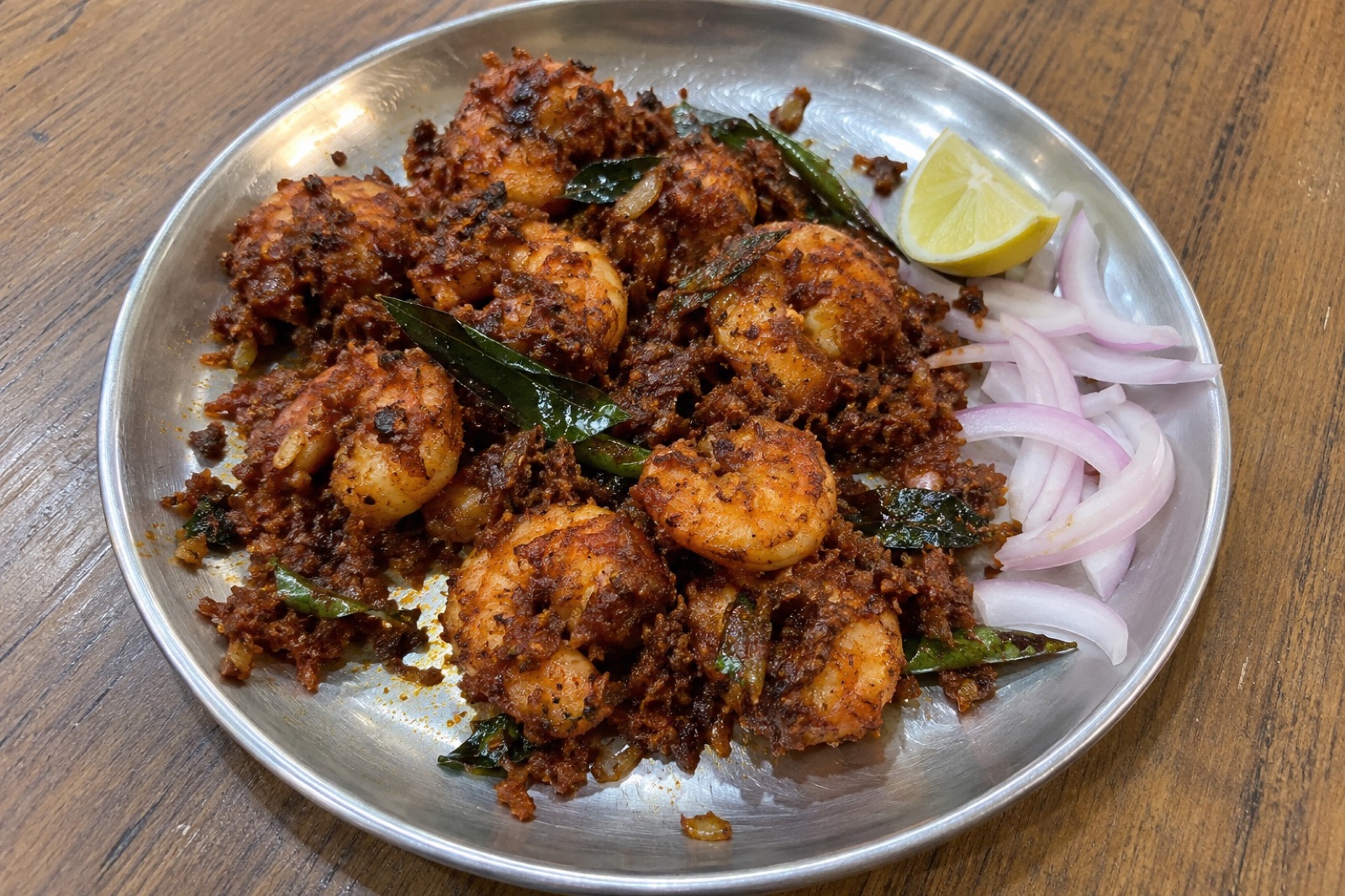 Royyala Vepudu (Prawn Fry) — non-vegetarian Visakhapatnam dish
