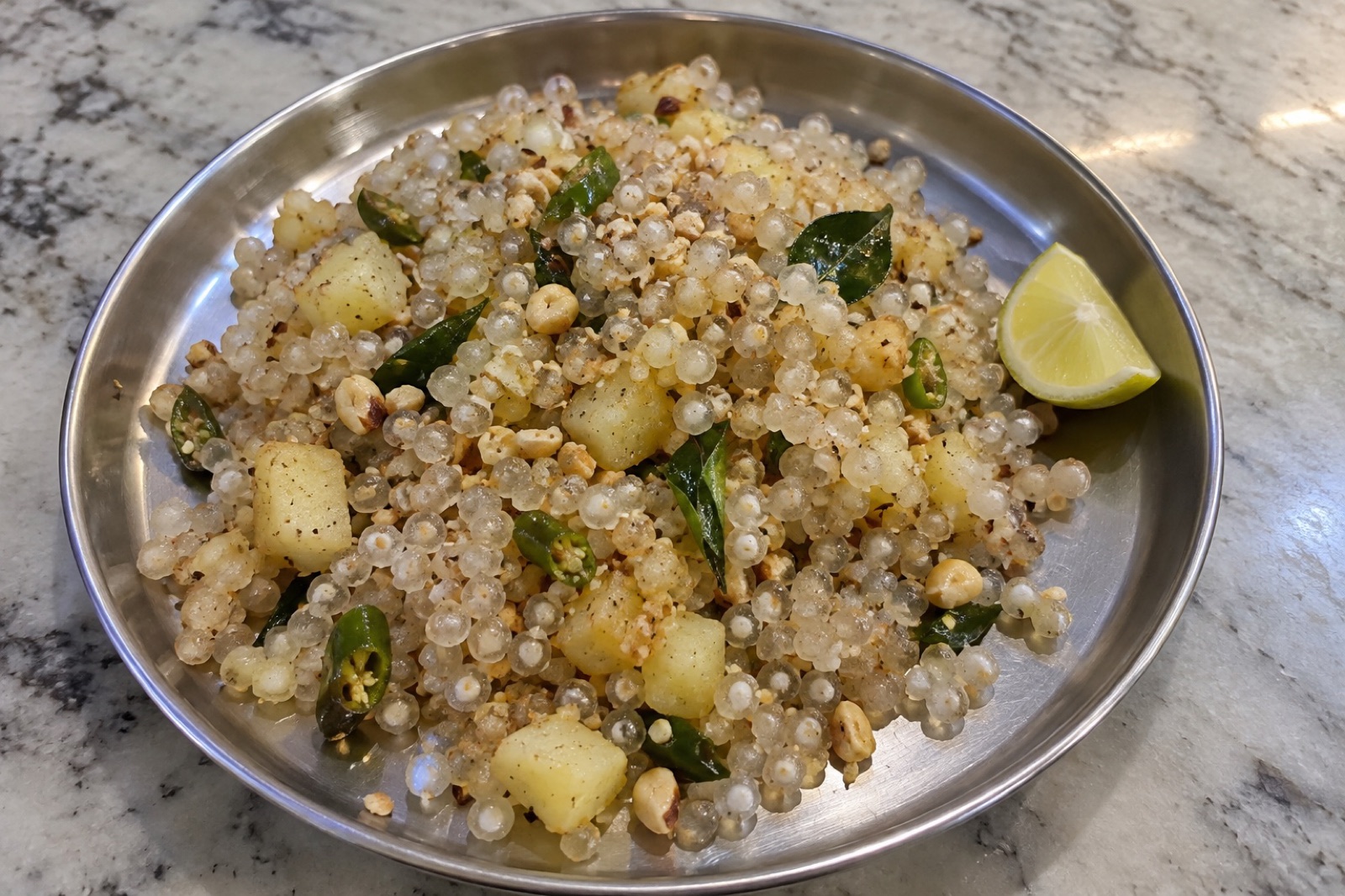 Sabudana Khichdi — vegetarian Indore dish