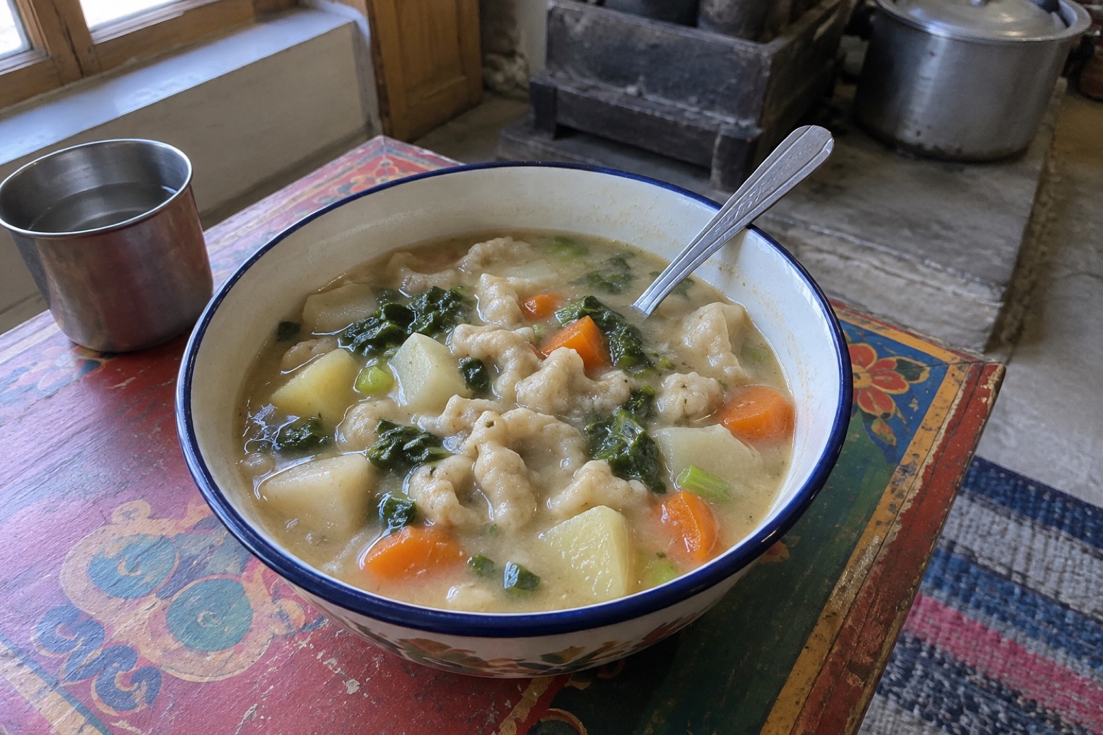 Skyu — non-vegetarian Lamayuru dish