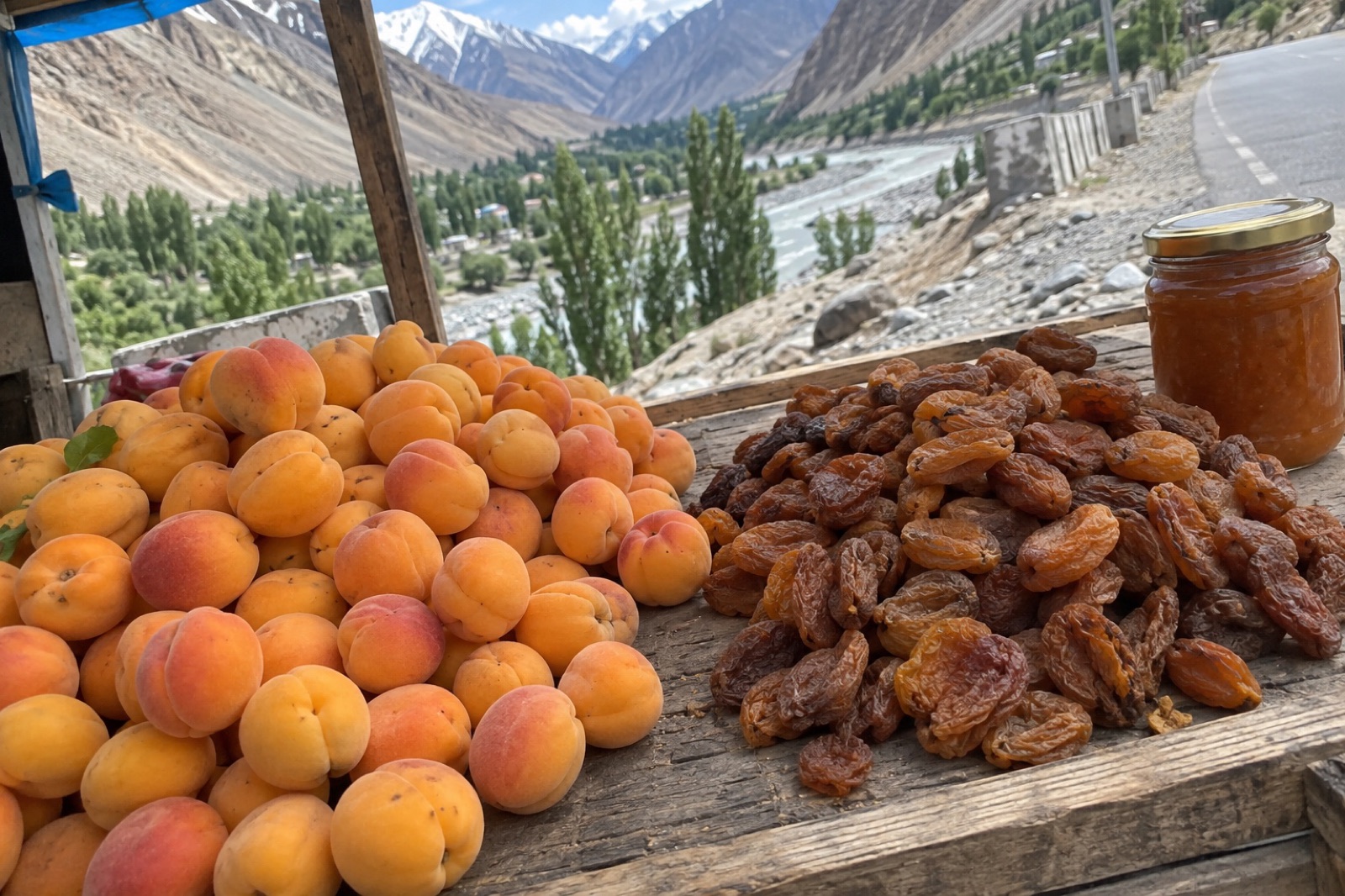 Suru Apricots — vegetarian Kargil dish
