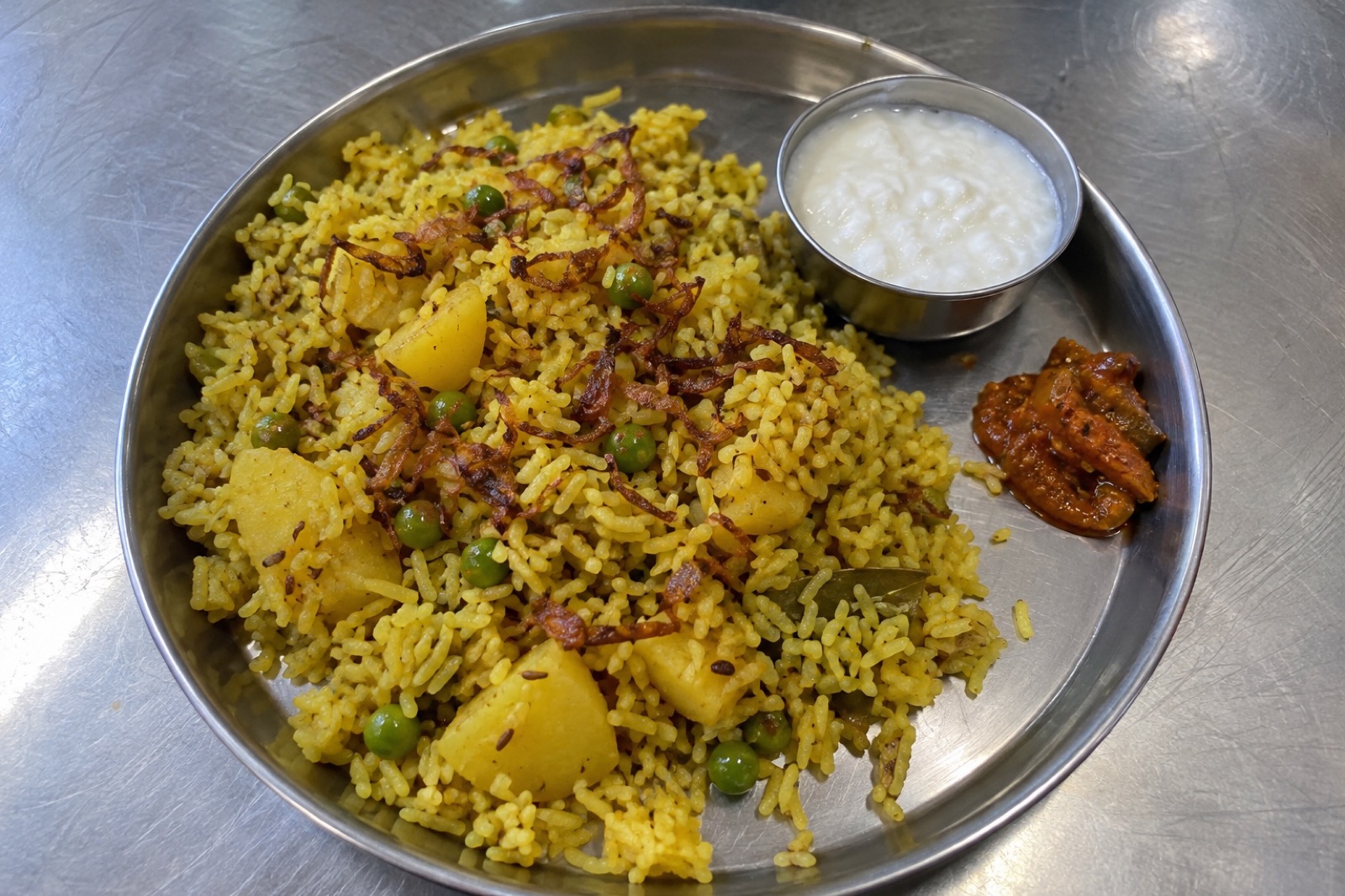 Tahri — vegetarian Aurangabad dish