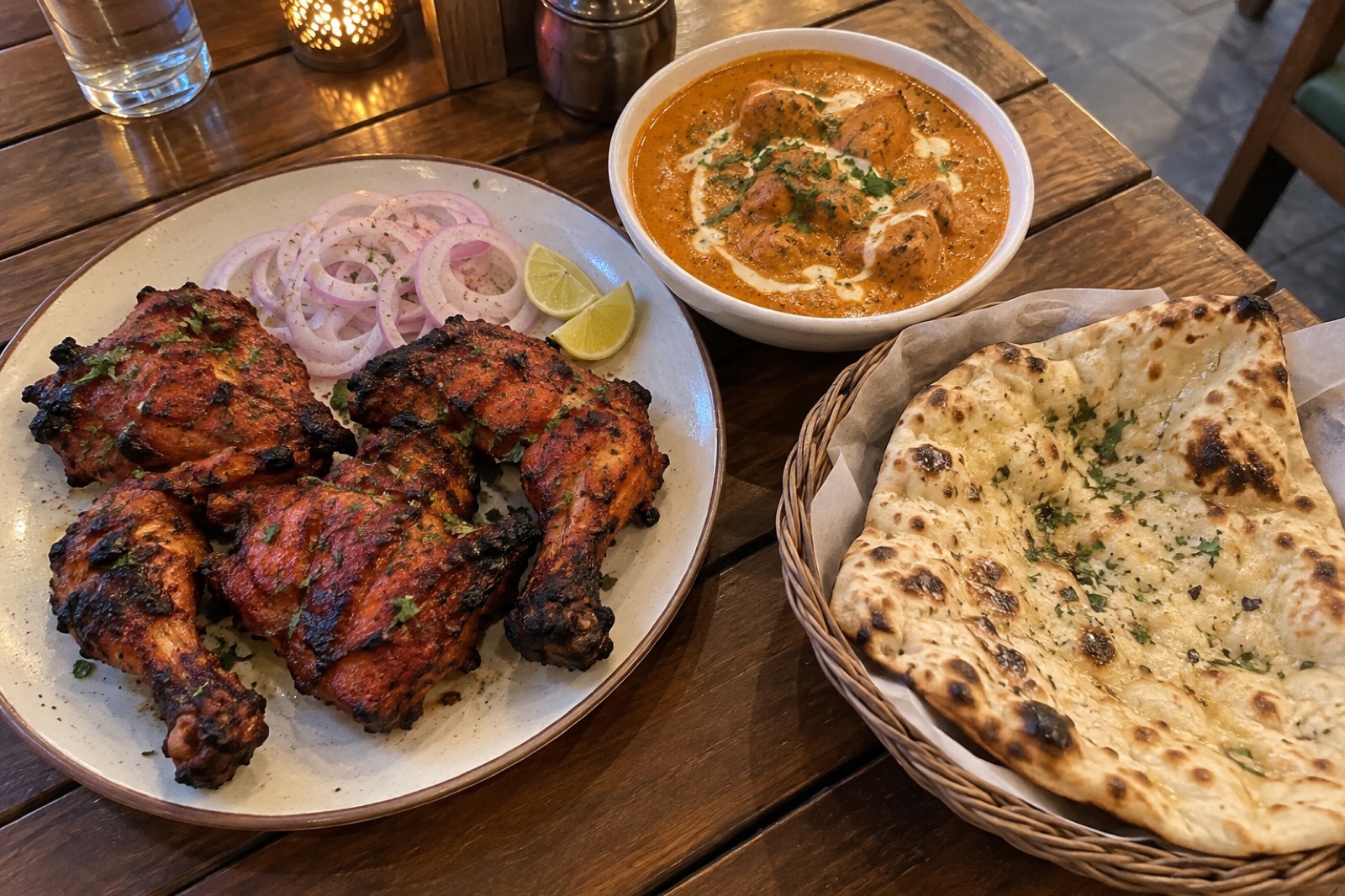 Tandoori & Butter Chicken — non-vegetarian Jim Corbett dish