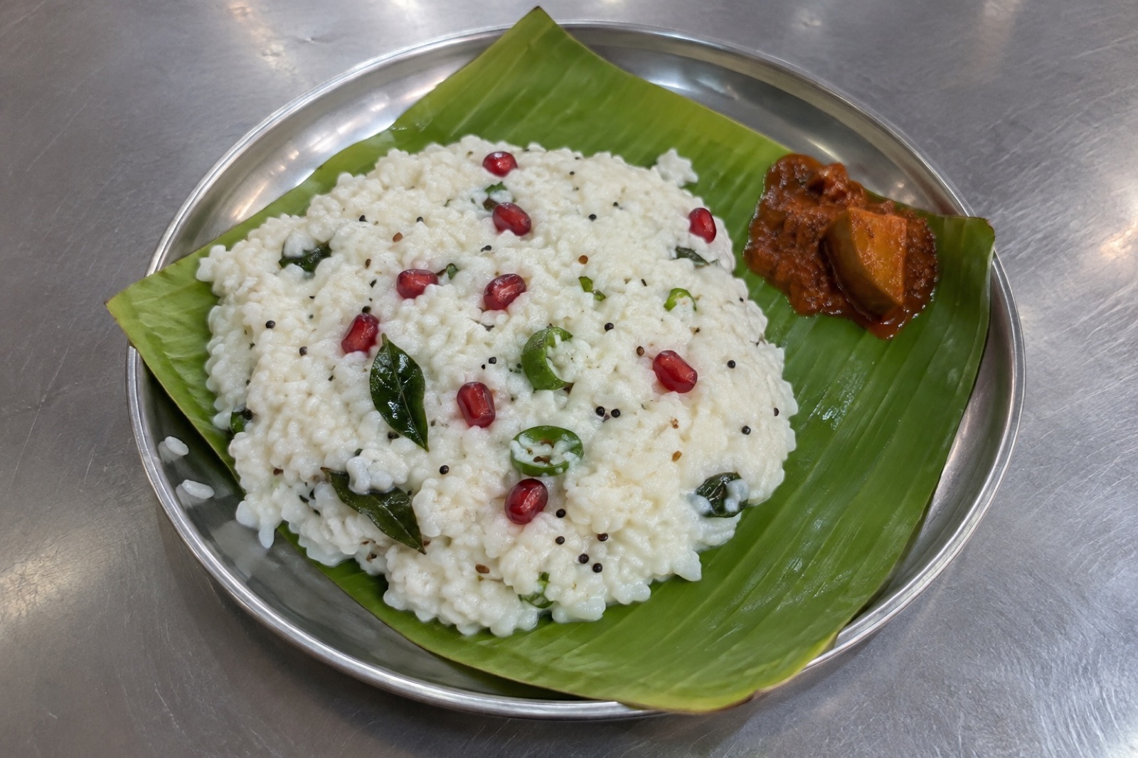 Thayir Sadam (Curd Rice) — vegetarian Tiruchirappalli dish
