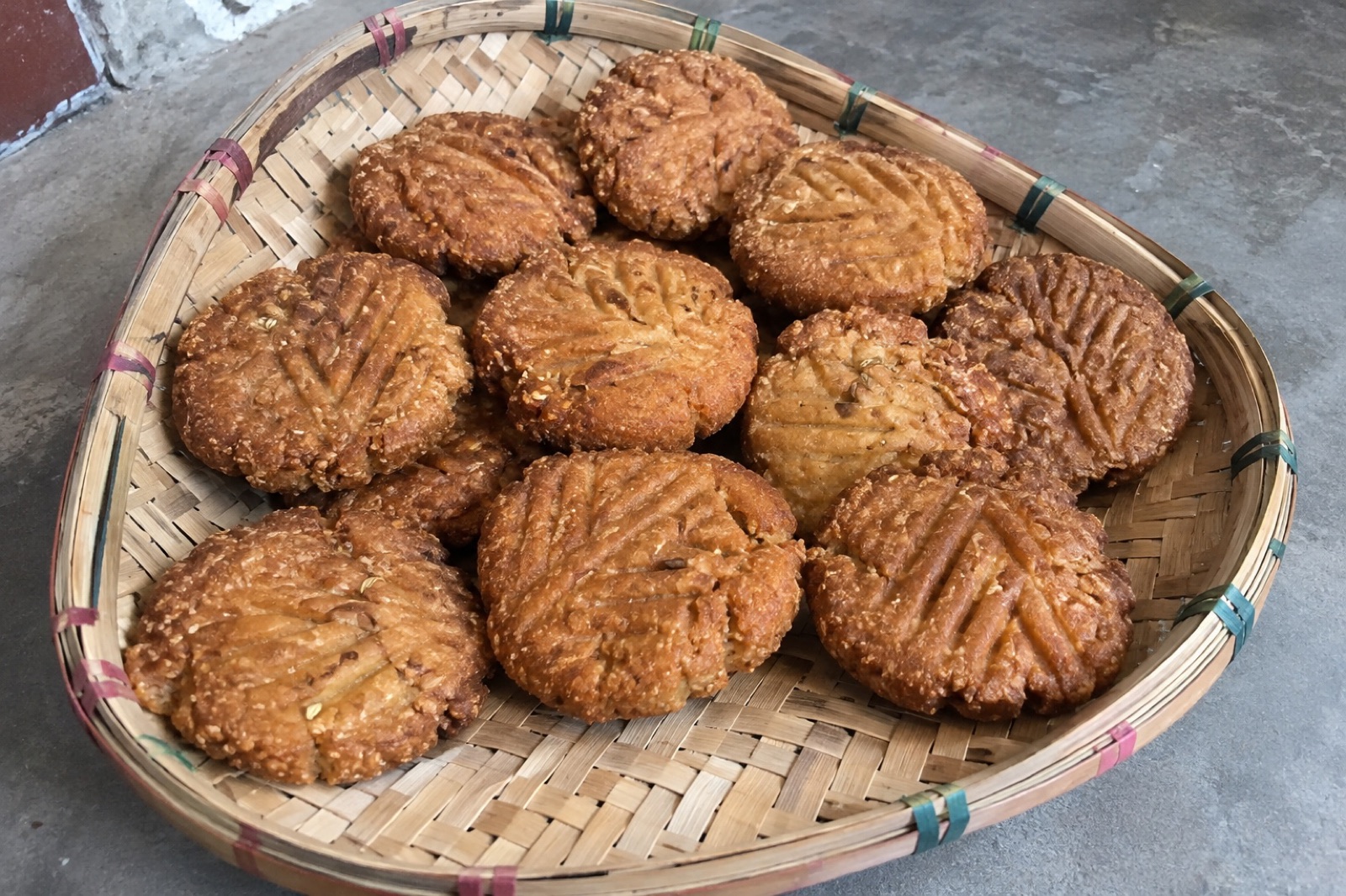 Thekua — vegetarian Ranchi dish