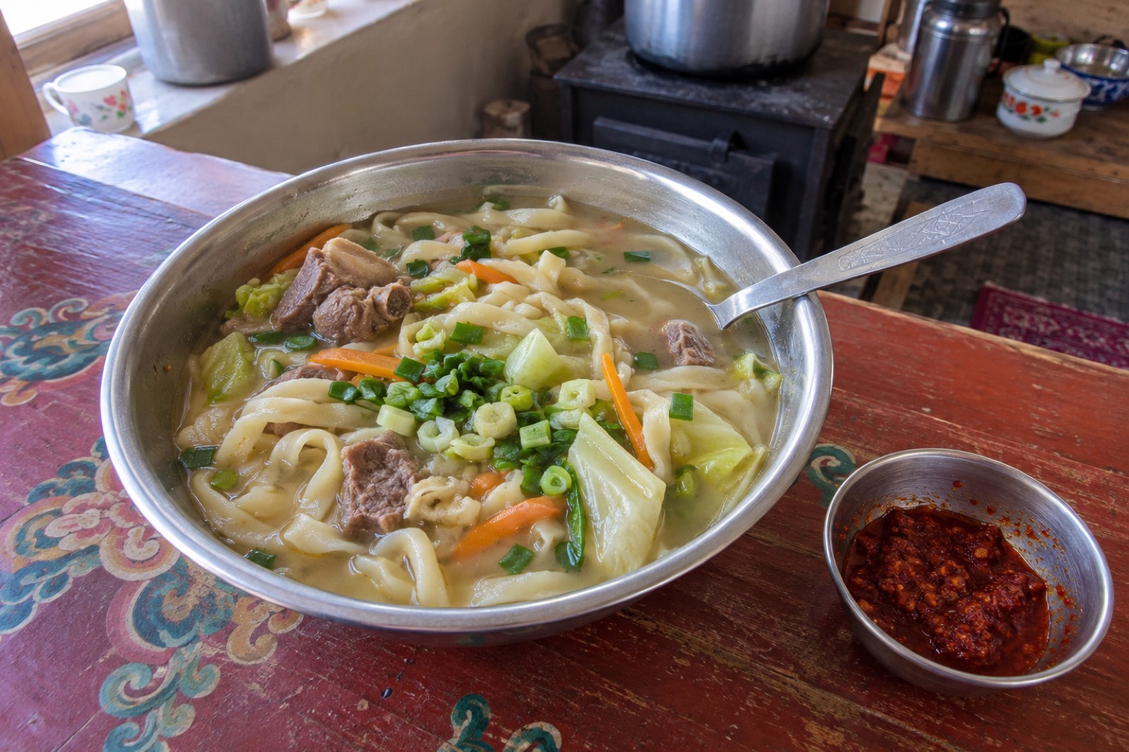 Thukpa — non-vegetarian Bomdila dish