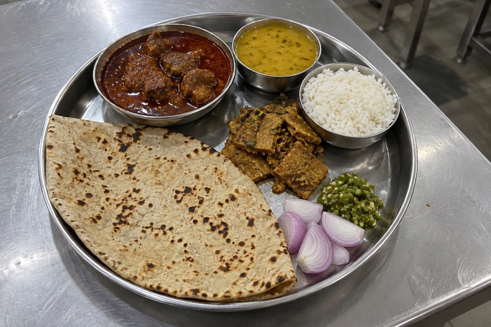Vidarbha Thali — vegetarian Nagpur dish