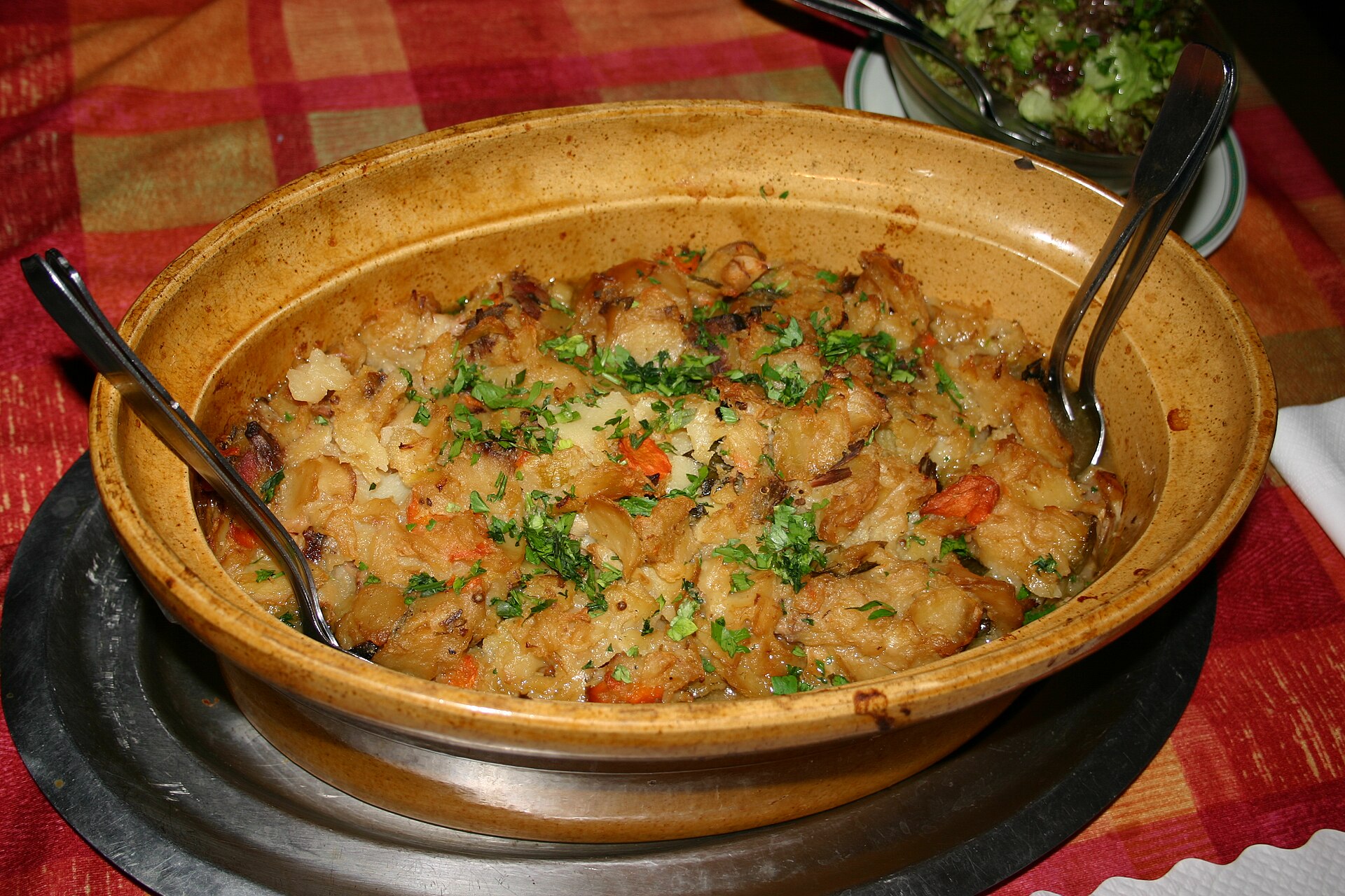 Baeckeoffe — non-vegetarian Strasbourg dish