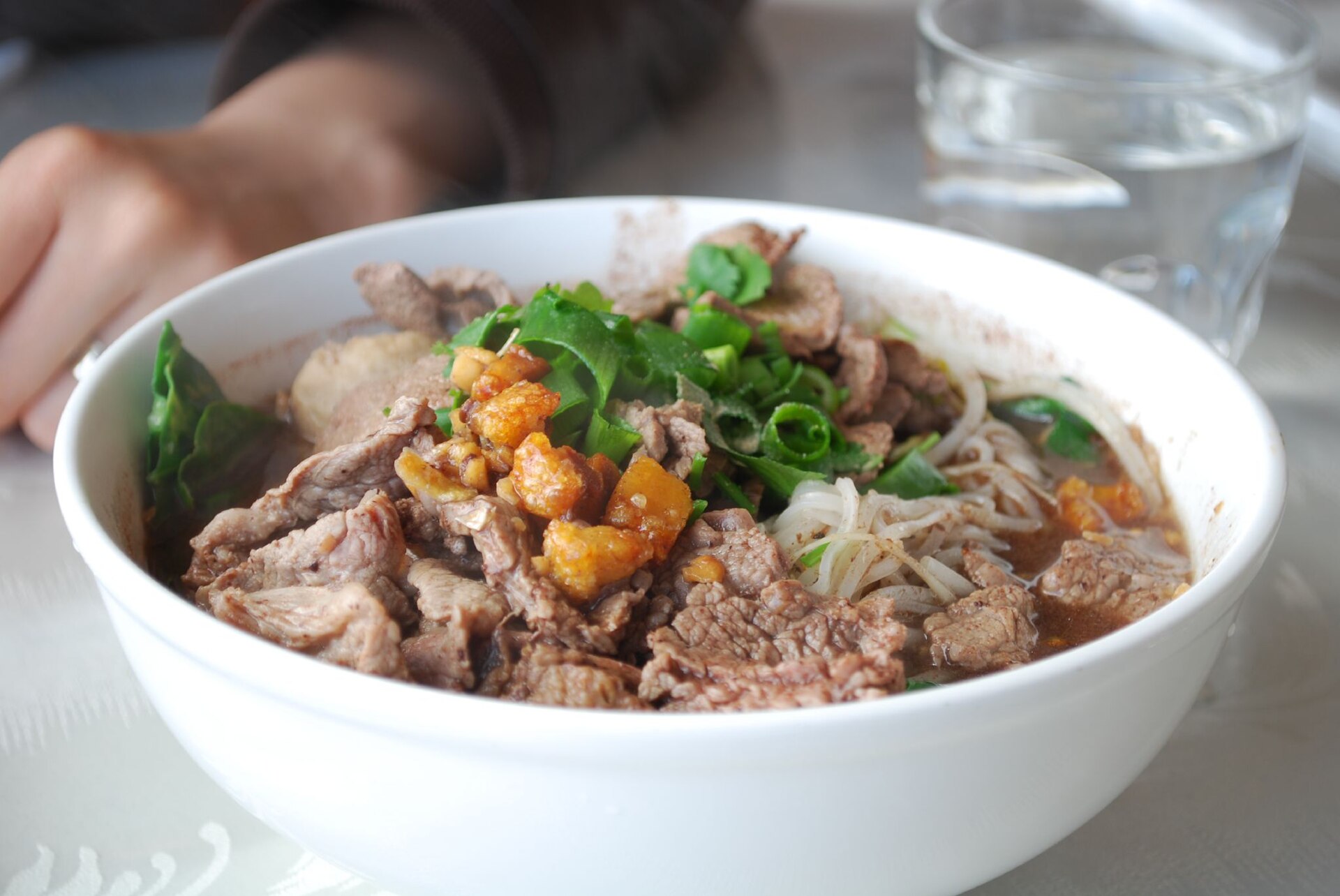Boat noodles — non-vegetarian Bangkok dish