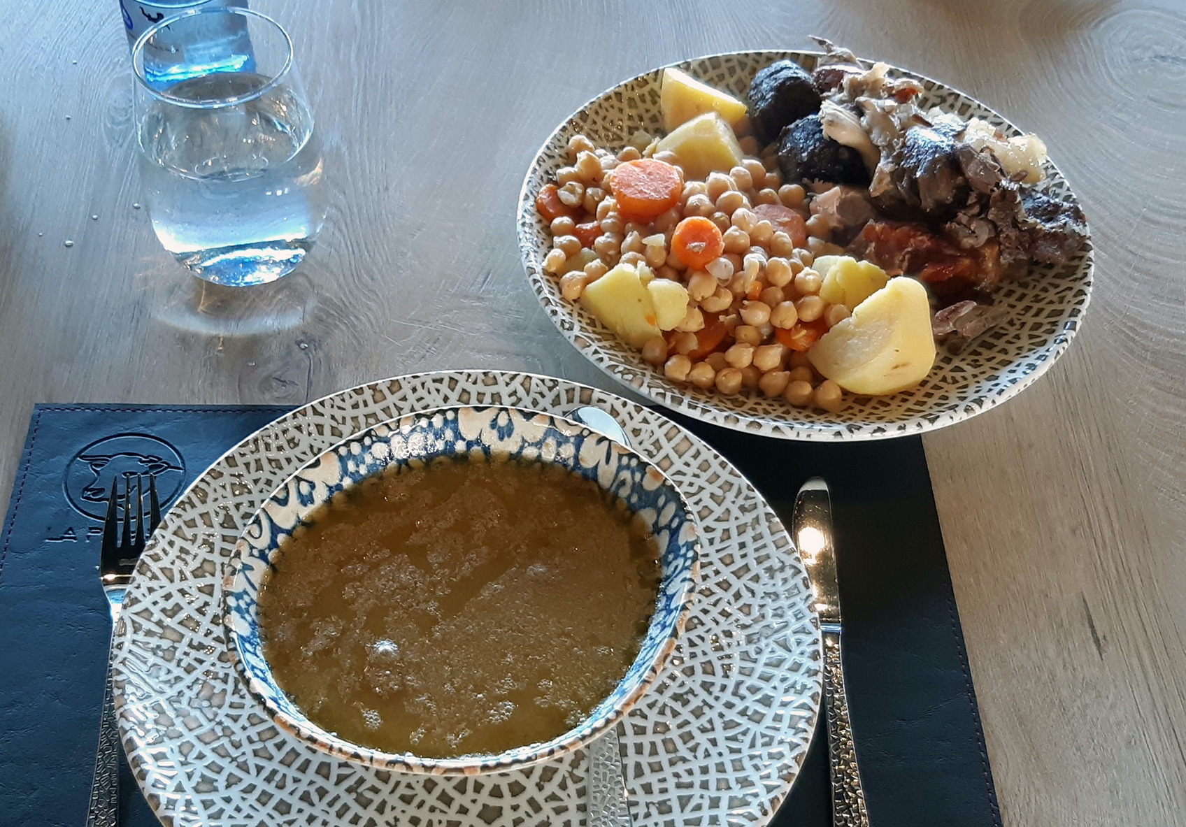 Cocido madrileño — non-vegetarian Madrid dish