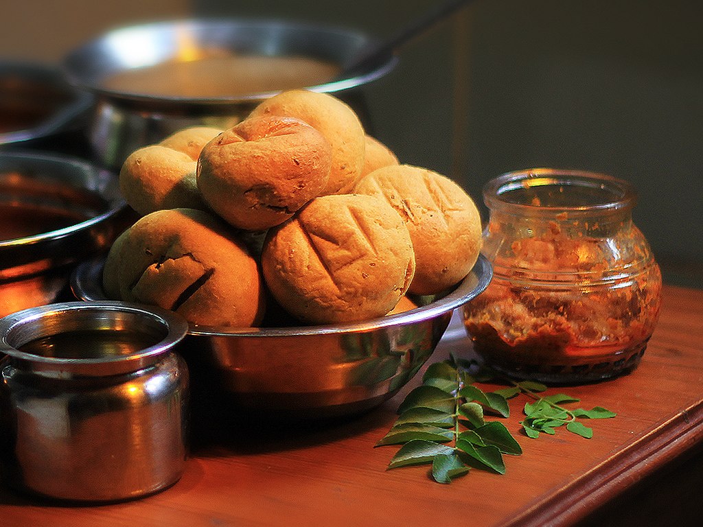 Dal Bafla — vegetarian Kanha dish