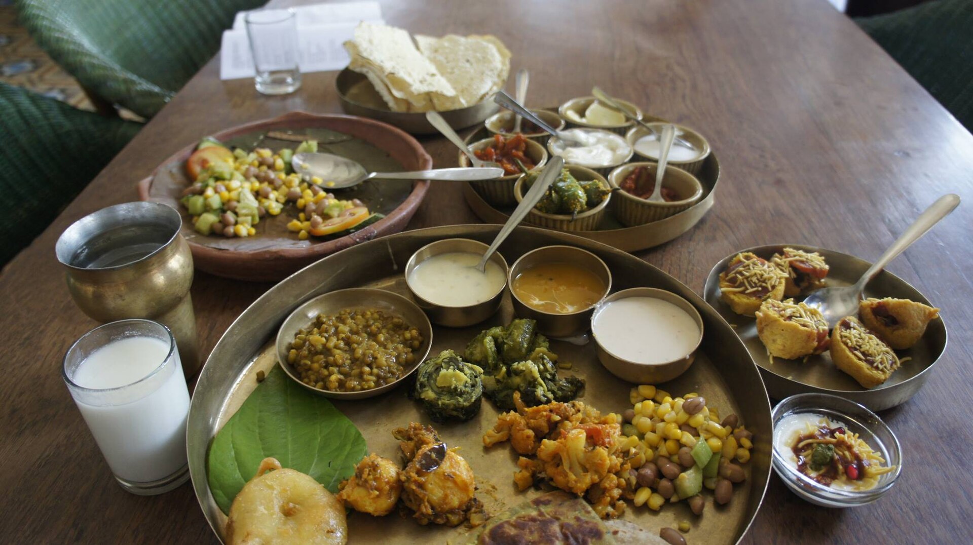 Gujarati Thali — vegetarian Dwarka dish