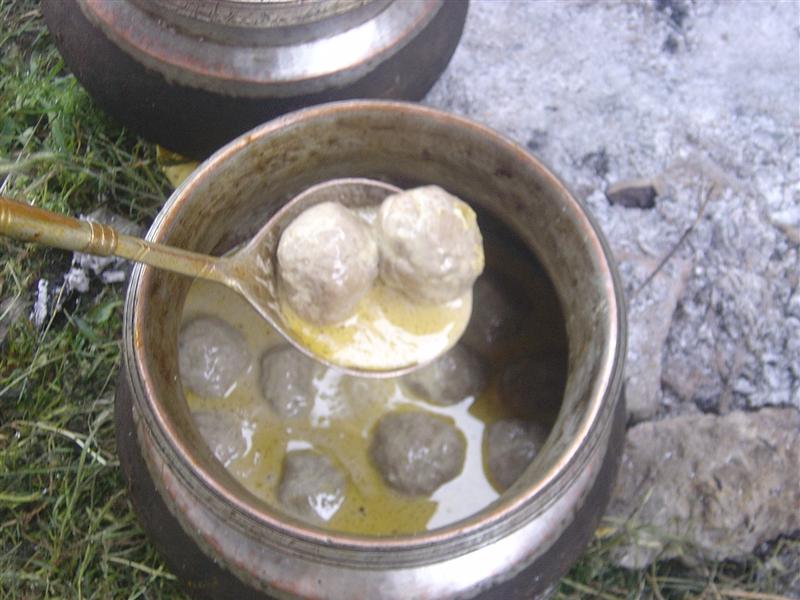 Gushtaba — non-vegetarian Srinagar dish